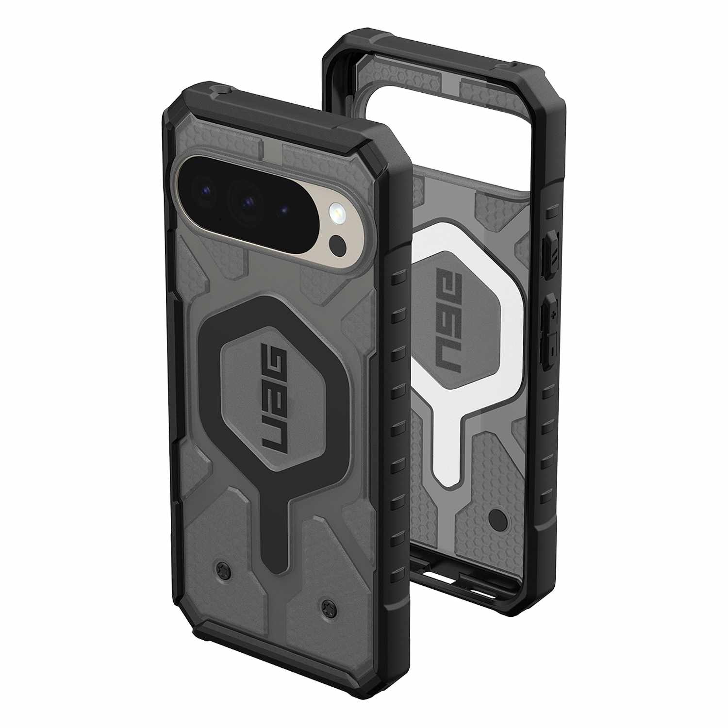 UAG – Étui transparent Pathfinder avec aimant | Conçu pour Pixel 10 Pro XL | Cendre/Noir