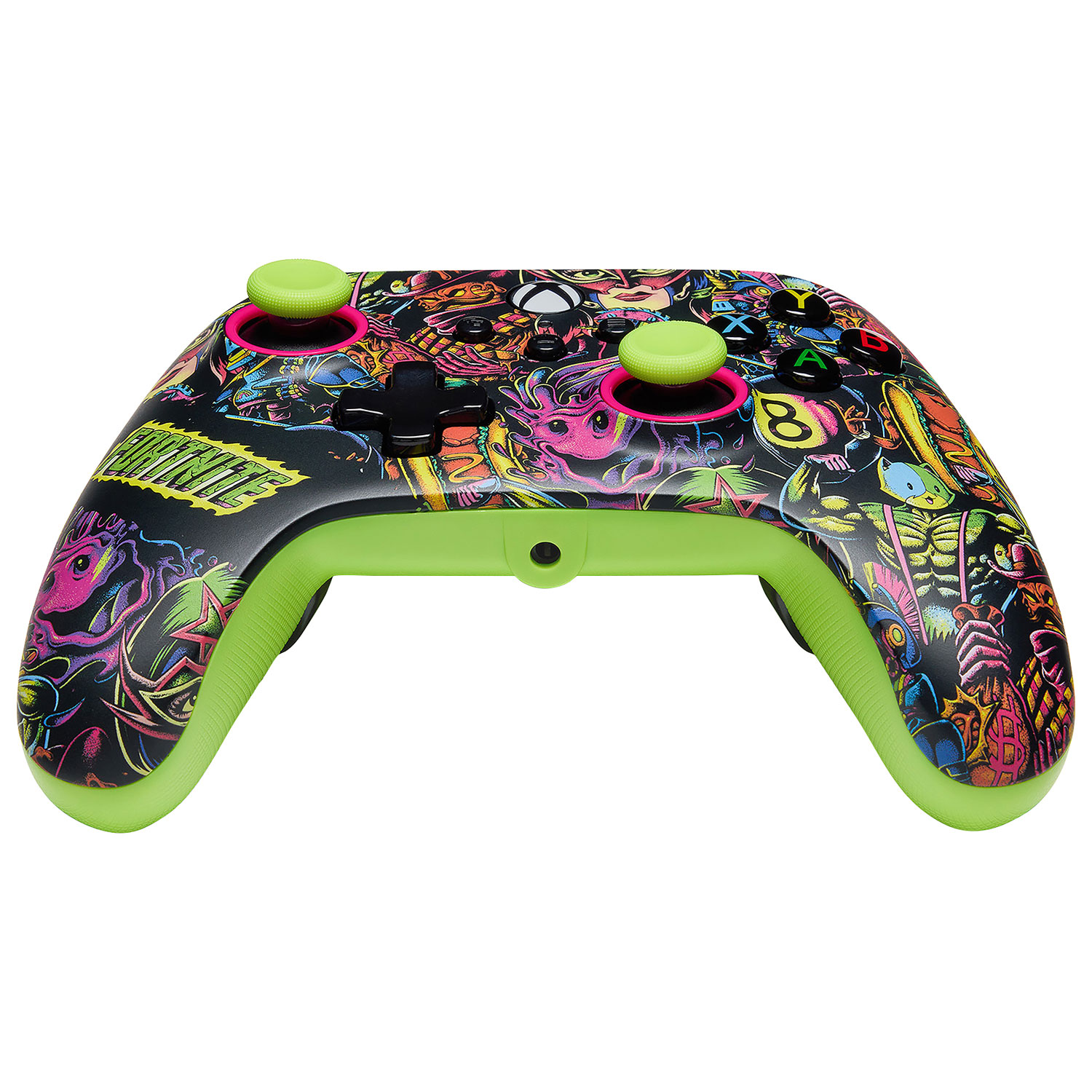 Manette avec fil Advantage de PowerA pour Xbox Series X|S - Fortnite Glow