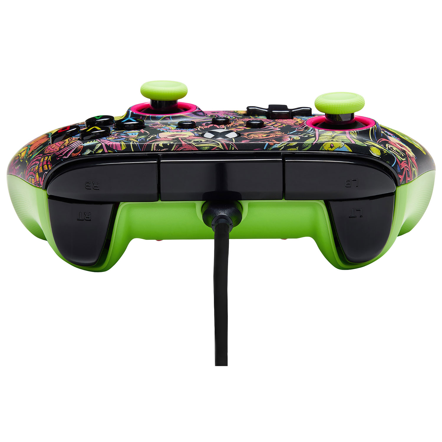 Manette avec fil Advantage de PowerA pour Xbox Series X|S - Fortnite Glow