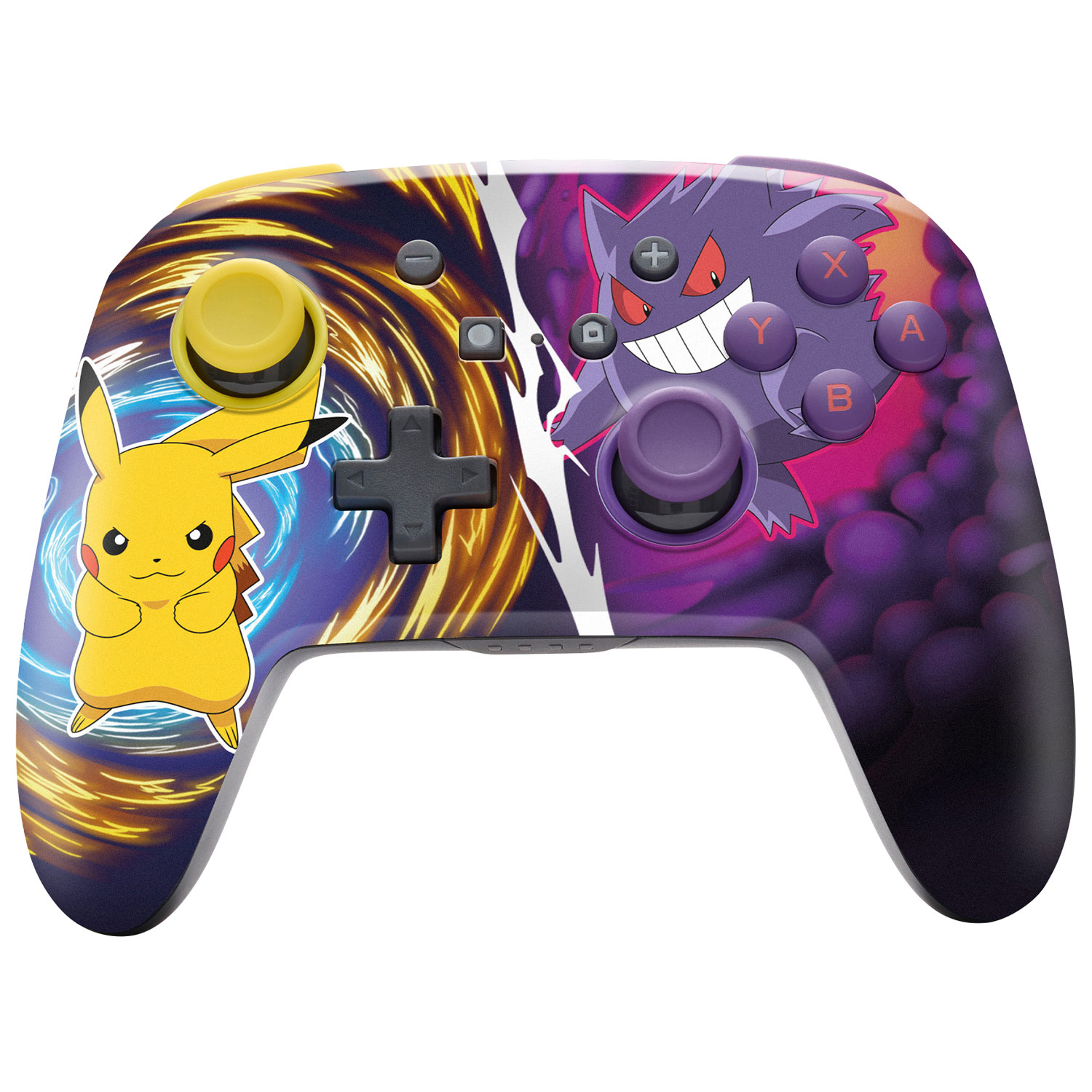 Manette sans fil optimisée de PowerA pour Nintendo Switch - Pikachu Vs. Gengar