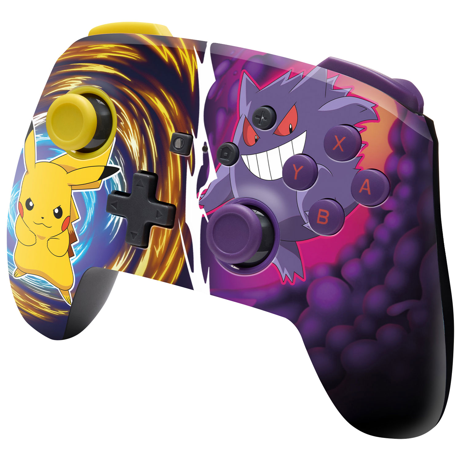 Manette sans fil optimisée de PowerA pour Nintendo Switch - Pikachu Vs. Gengar