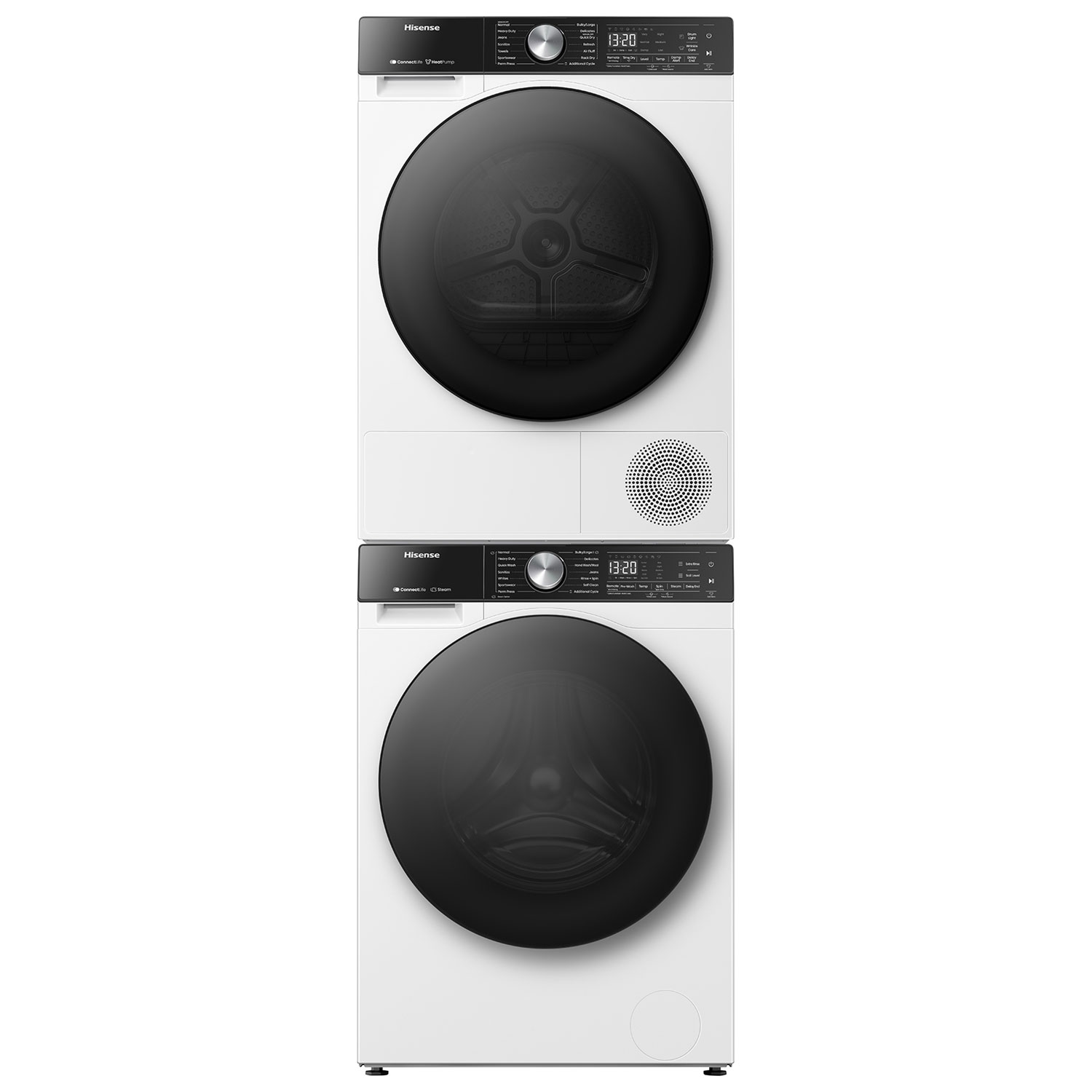 Laveuse à vapeur à chargement frontal de 3,1 pi³ de Hisense - Blanc