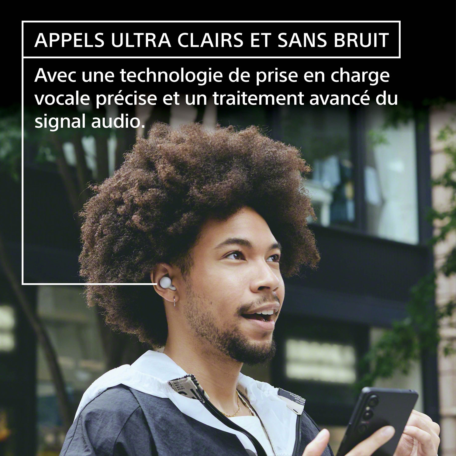 Boîte ouverte Écouteurs boutons 100 % sans fil LinkBuds Open de Sony - Noir