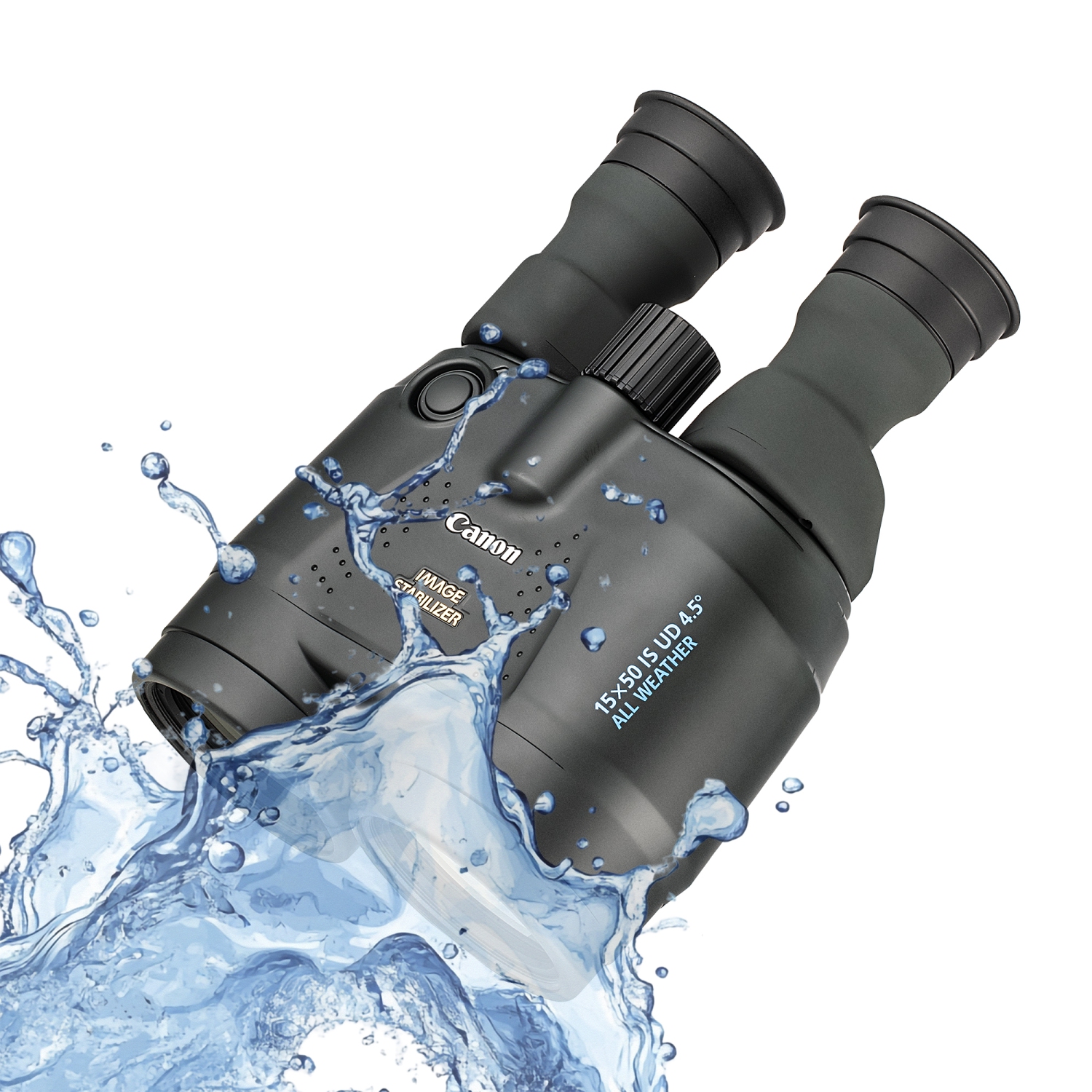 Canon 15x50 IS All-Weather Image Stabilized Binoculars + Flexible Tripod + More