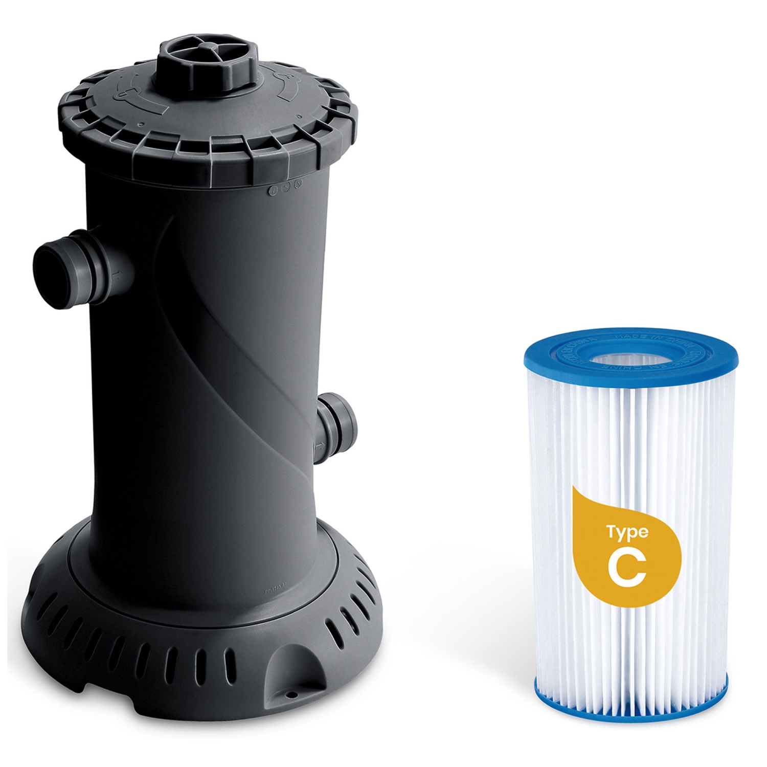 Funsicle – Piscine hors terre à anneaux QuickSet, 18 pi x 48&nbsp;po, chevrons