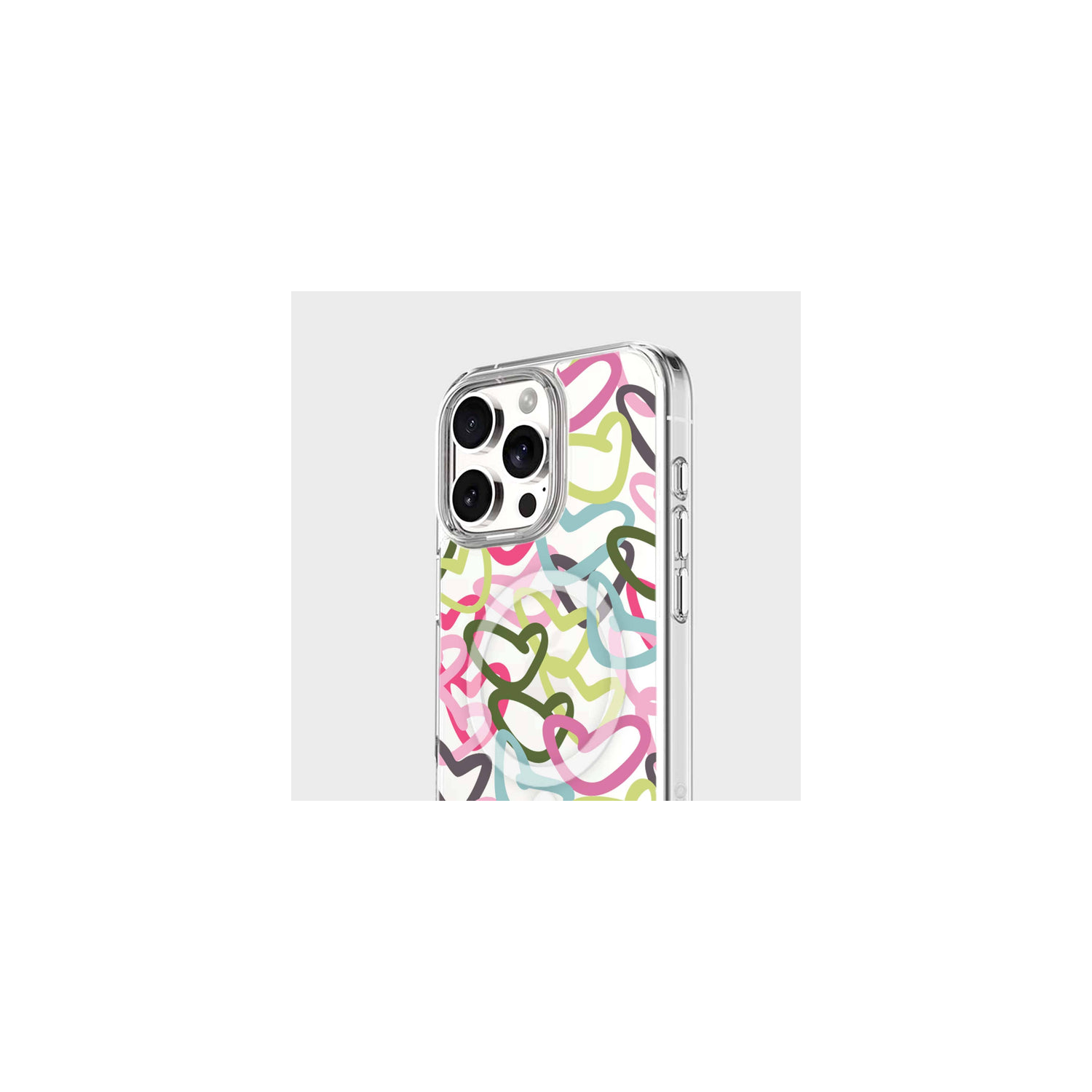 iPhone 16 Pro Max Clear Case - Graffiti Design