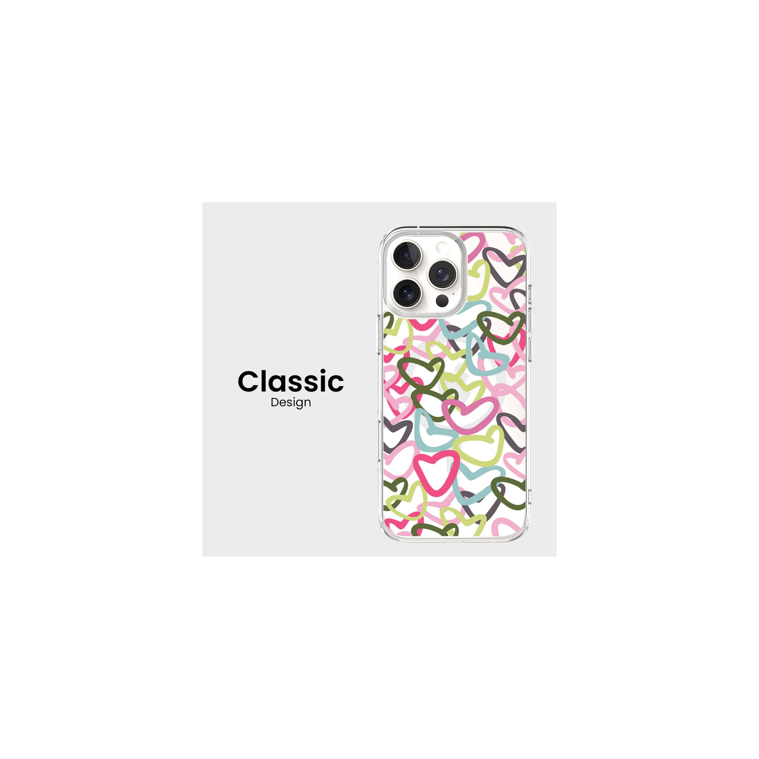 iPhone 16 Pro Max Clear Case - Graffiti Design