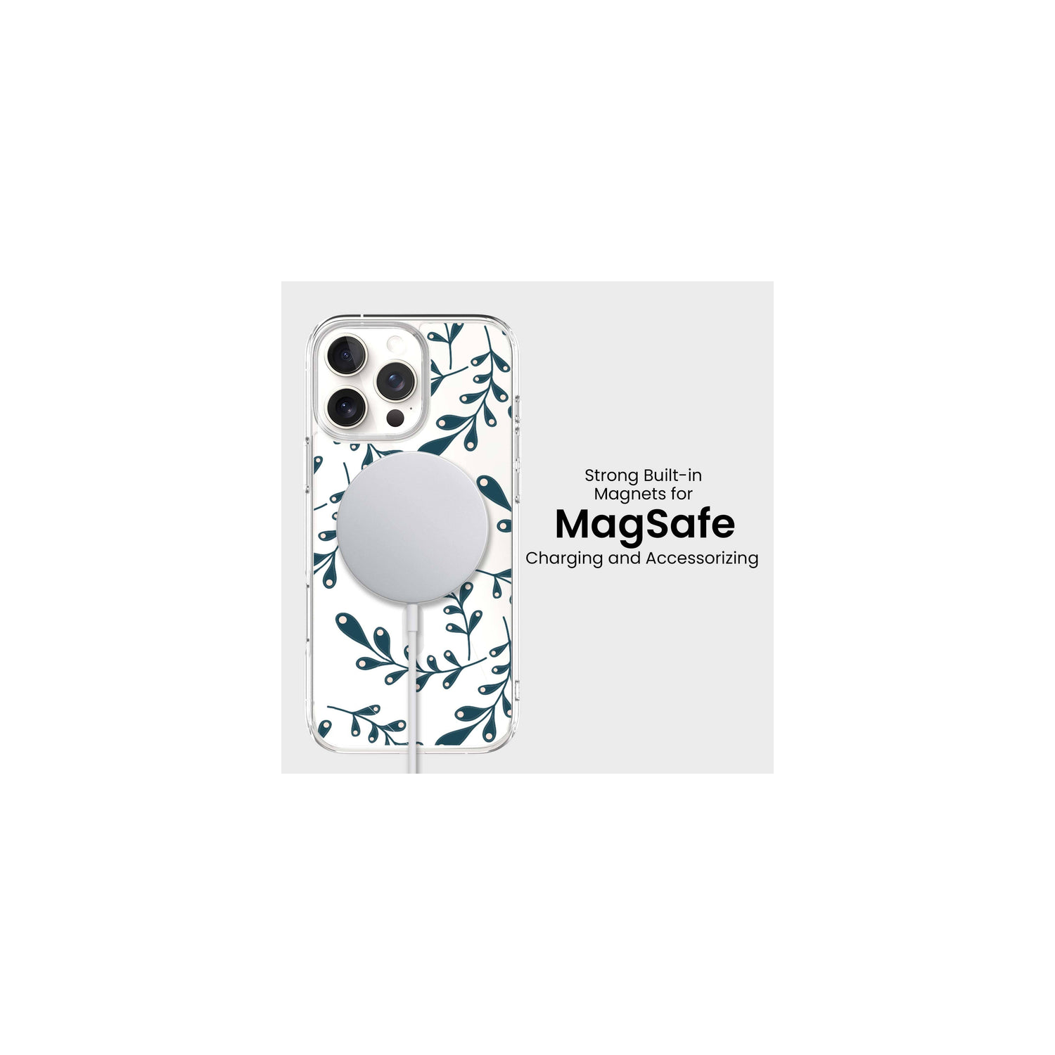 iPhone 16 Pro Max Clear Case - Lullaby Design