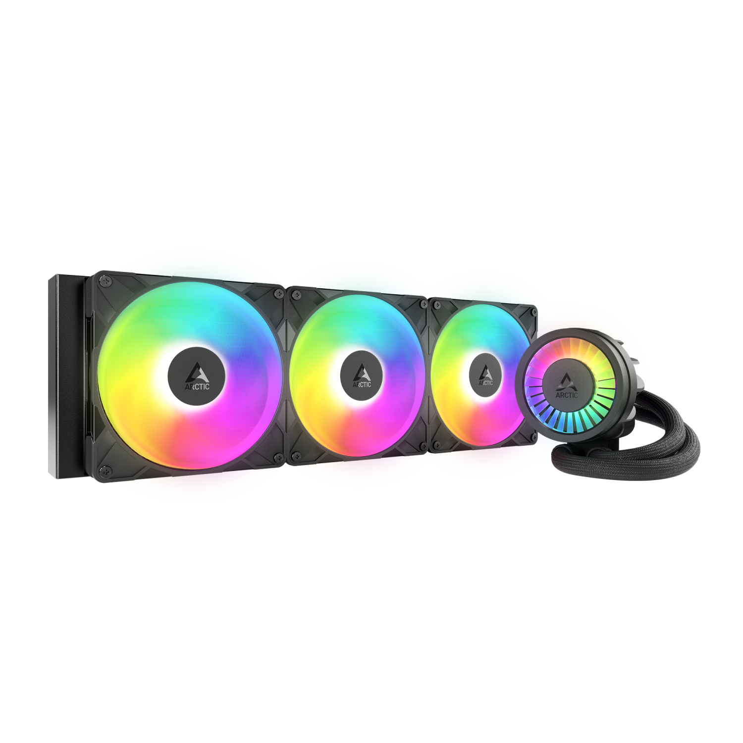 Arctic Liquid Freezer III Pro 420 A-RGB AIO CPU Water Cooler, New Silent & Powerful VRM Fan, Improved Radiator, Efficient PWM Pump (BLACK)