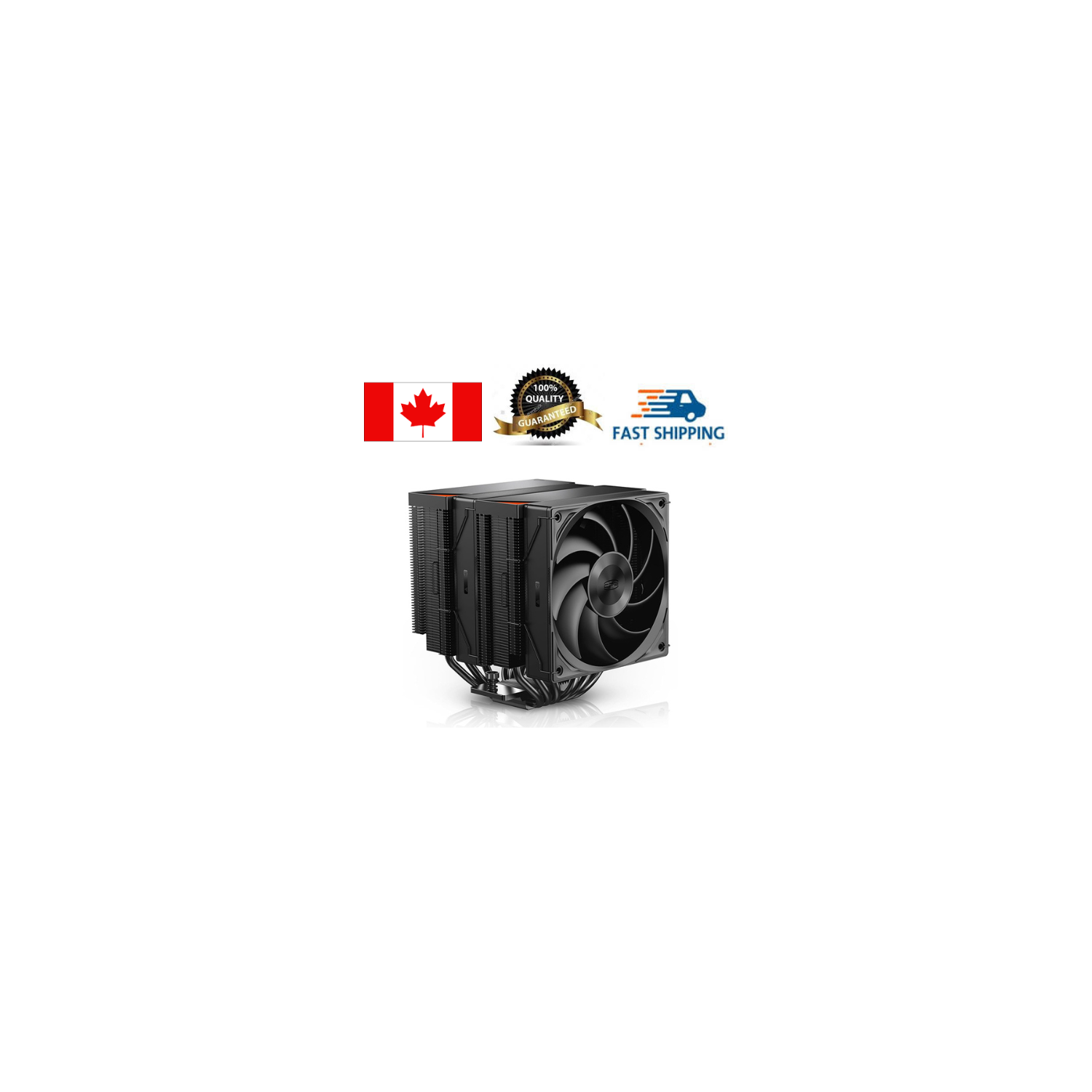 PCCOOLER RZ620 BK Dual Tower CPU Air Cooler, 6 Heat Pipes
