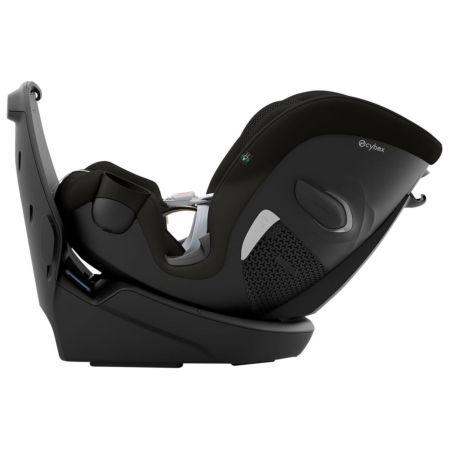 Cybex Callisto G 360 3-in-1 Convertible High-Back Booster Car Seat - Moon Black