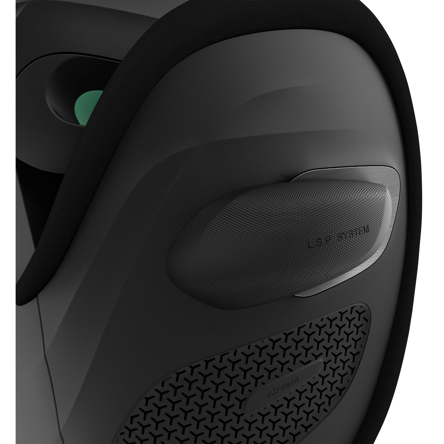 Siège rehausseur à dossier haut Solution G2 de Cybex - Noir lunaire