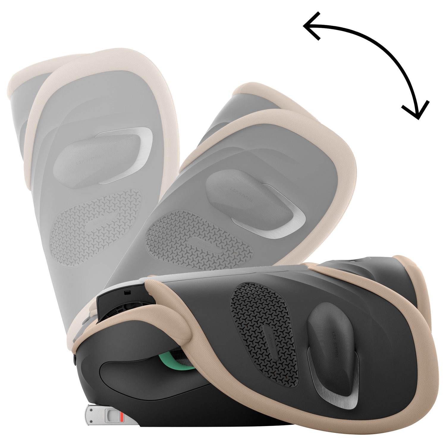 Cybex Solution G2 High-Backed Booster Car Seat - Almond Beige