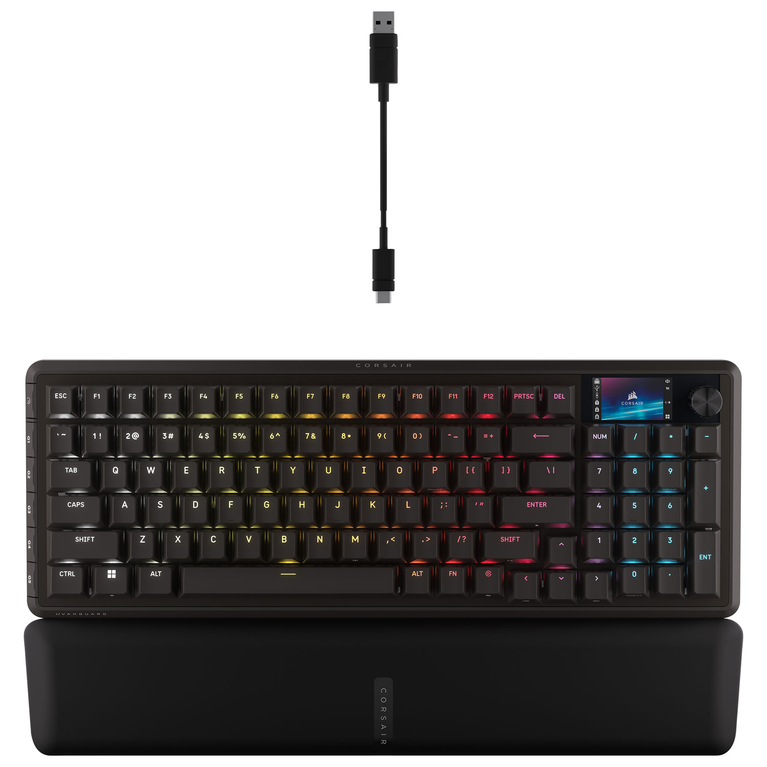Corsair Vanguard 96 Backlit Mechanical Linear Gaming Keyboard - English - Only at Best Buy