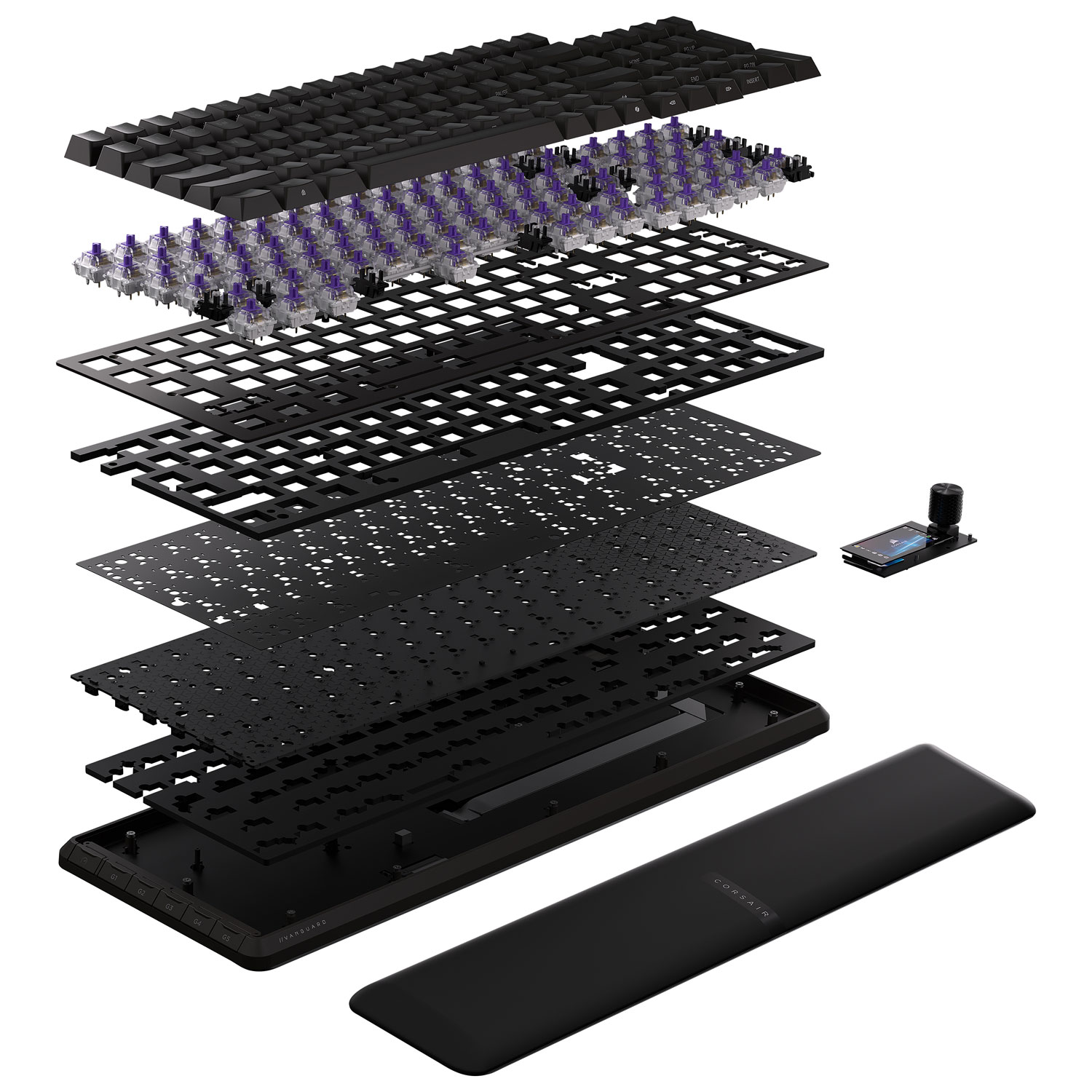 Corsair Vanguard 96 Backlit Mechanical Linear Gaming Keyboard - English - Only at Best Buy