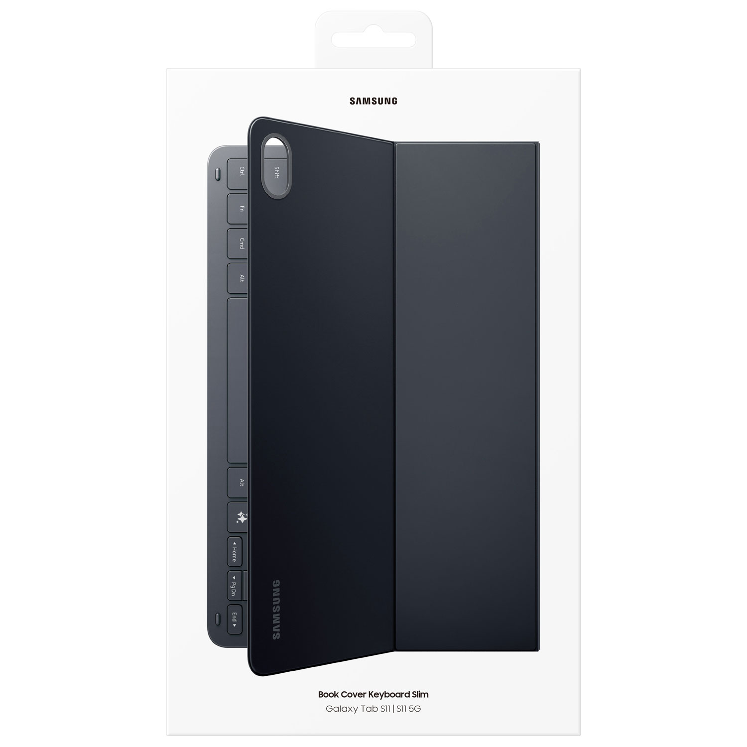 Étui-clavier mince Book Cover de Samsung avec touche d'IA pour Galaxy S11 - Noir