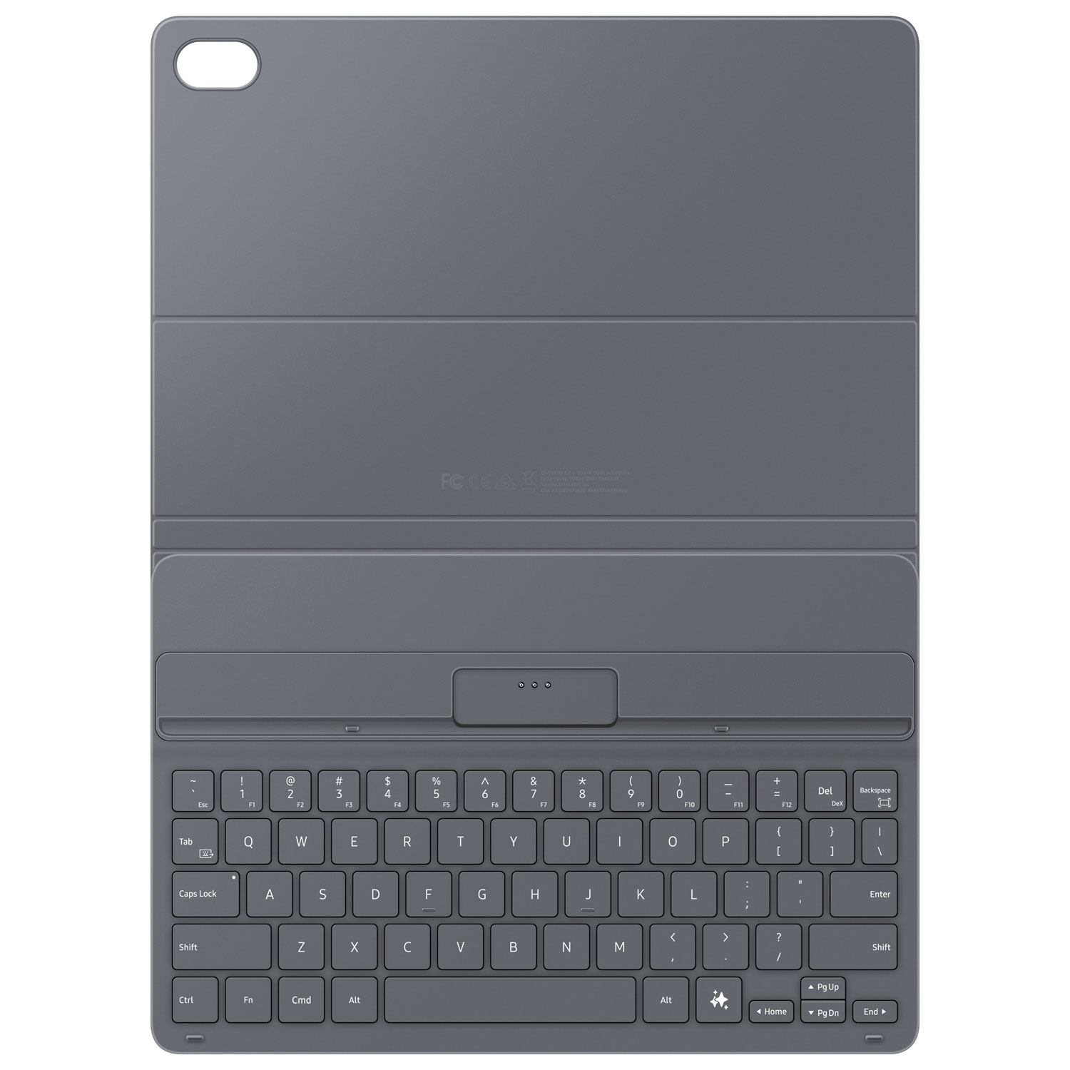 Étui-clavier mince Book Cover de Samsung avec touche d'IA pour Galaxy S11 - Noir