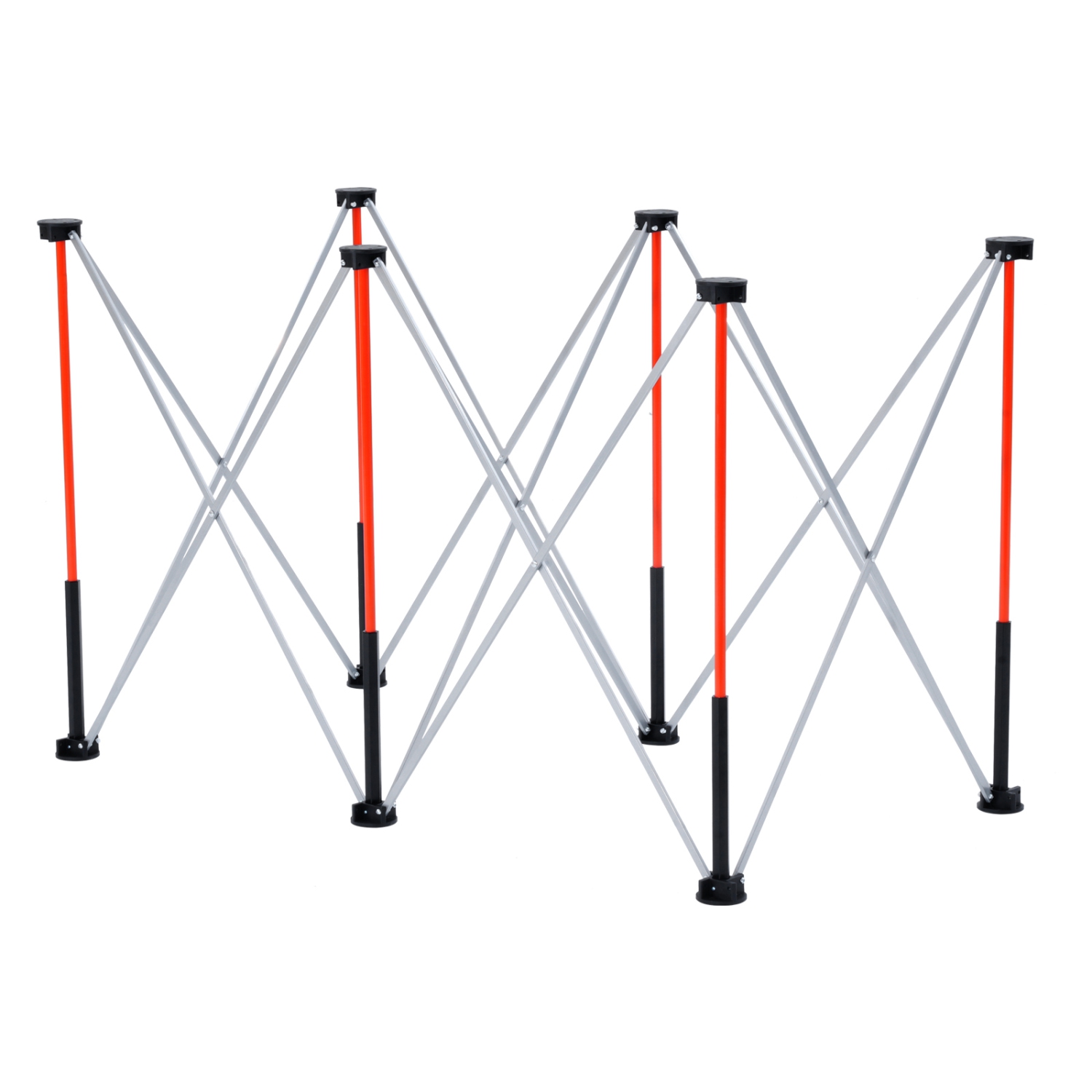 Bâton pliant portatif VEVOR 4,15 x 2.18&nbsp;pi, établi pliable, capacité 2500&nbsp;lb, support de travail pliable sans assemblage avec sac de