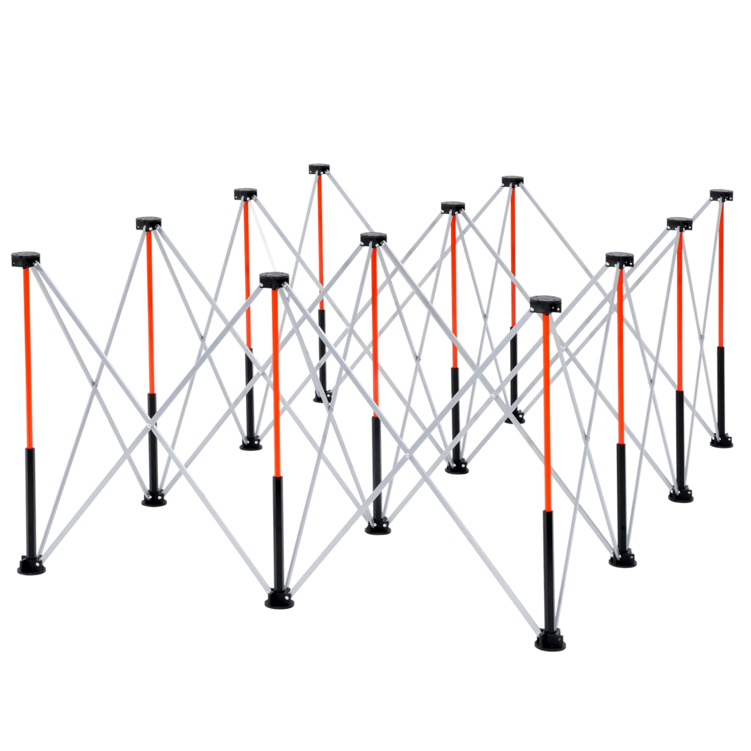 VEVOR 6.12 x 4.14 ft Portable Folding Workstand, Collapsible Workbench, 4500 lbs Weight Capacity, No Assembly Foldable Work Stand with Storage Bag,