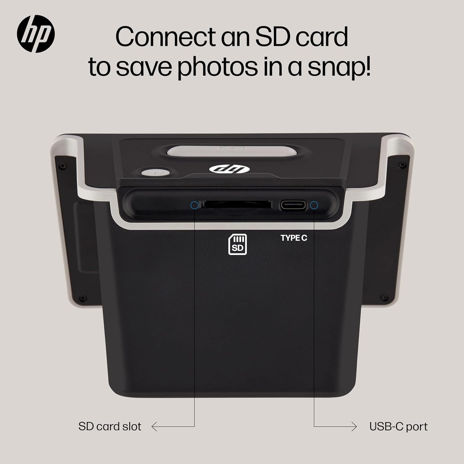 HP FilmScan Film & Slide Scanner with 5" Touch Screen, Film Scanner Convert Negatives to Digital 22MP JPEG
