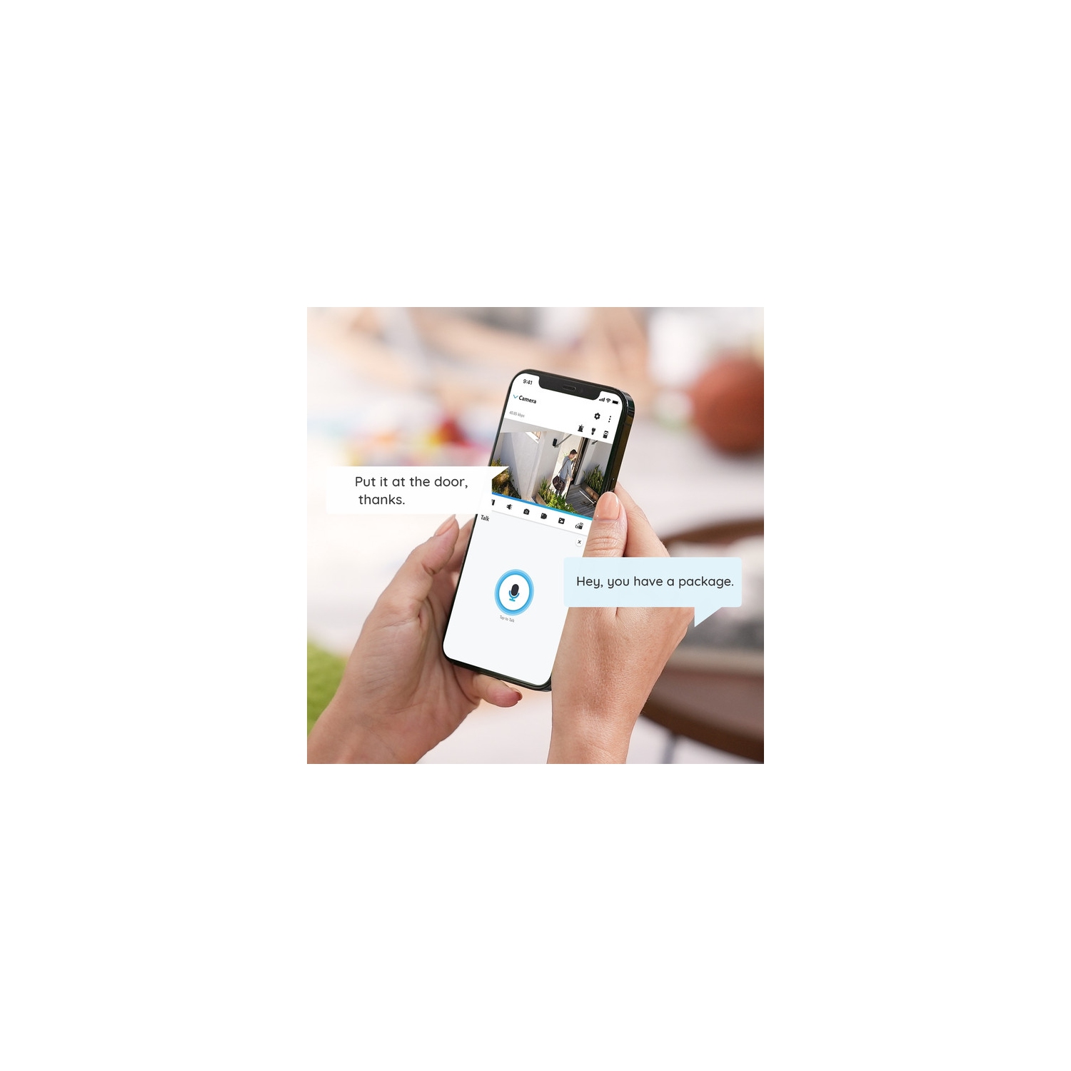 Caméra de surveillance PoE PT à suivi automatique 4K de Reolink avec angle de vue extérieur de 360°