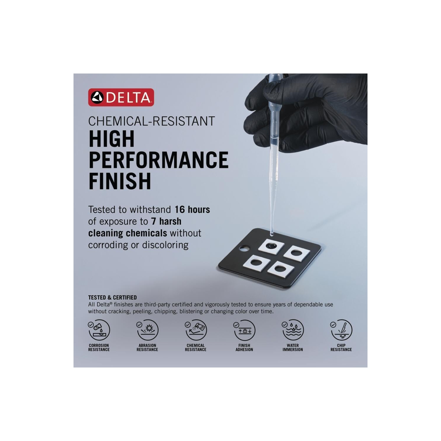 Robinet de salle de bain à large portée Delta Faucet Nicoli, 3 trous, robinet de salle de bain noir/or, robinet d'évier de salle de bain