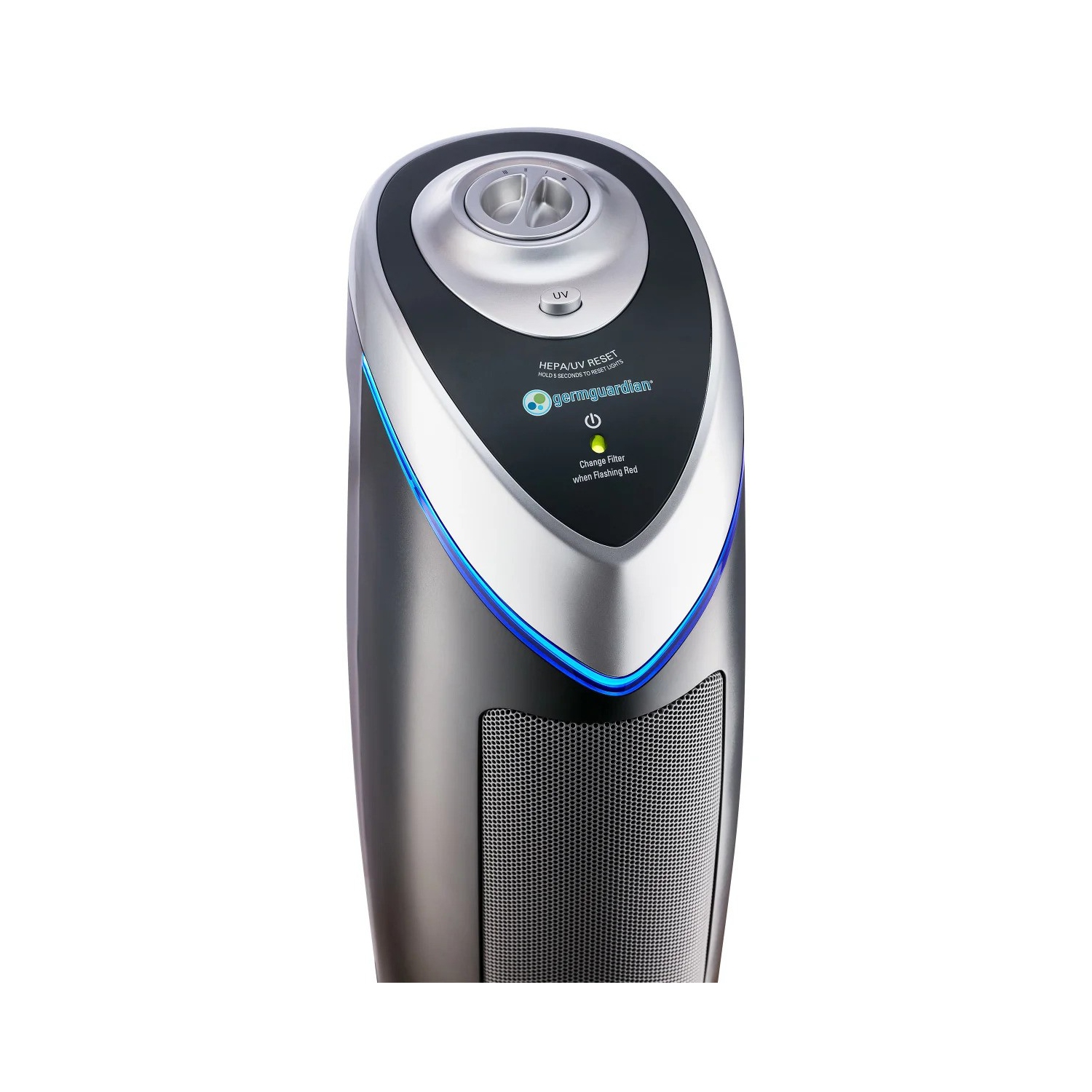 Purificateur d'air 4-en-1 True HEPA de 22 po de GermGuardian avec UV-C et filtre au charbon – Couvre jusqu'à 743 pi² – Paquet de 2 avec