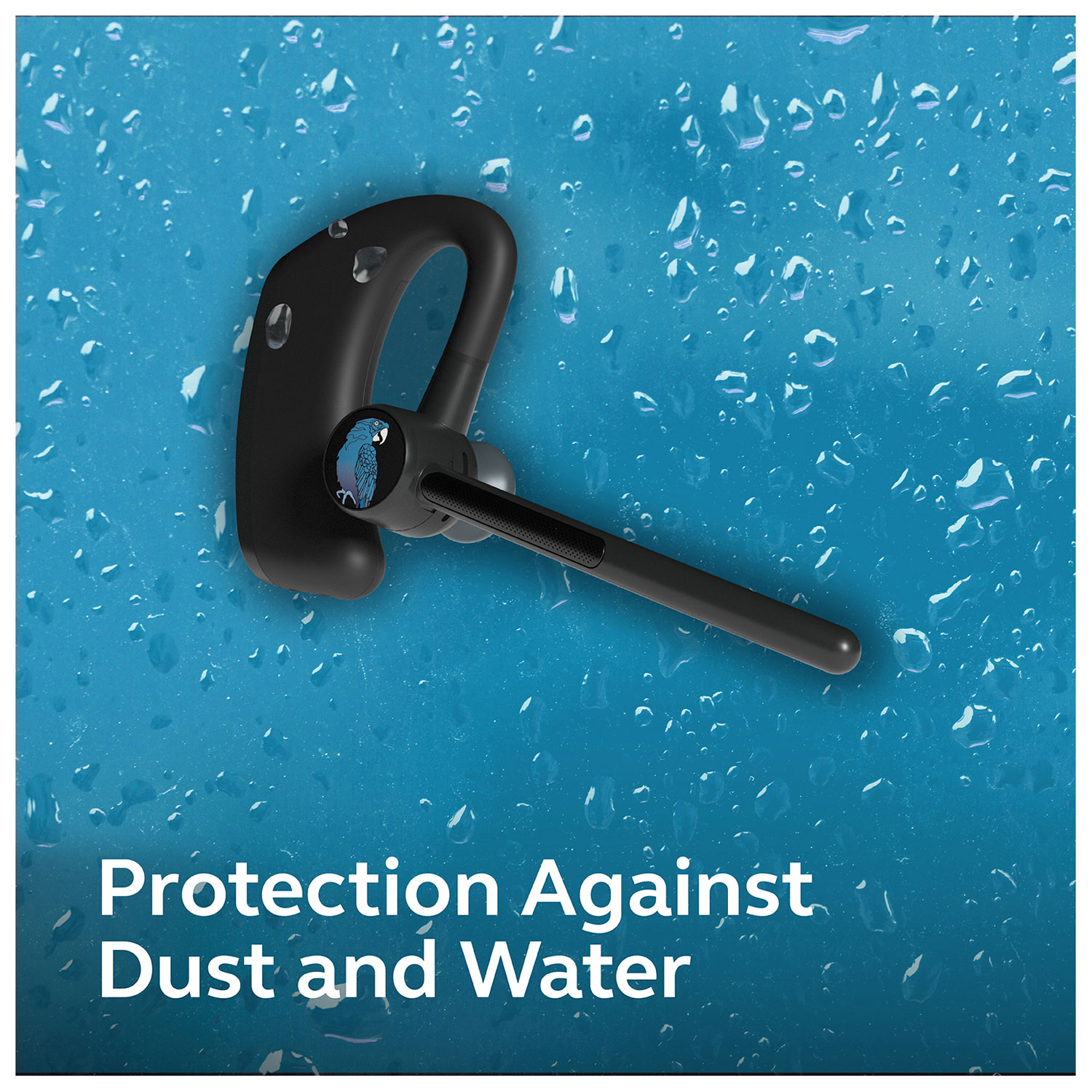 BlueParrott M500-XT Wireless Bluetooth Mono Headset with 93% Noise-Cancelling Microphone