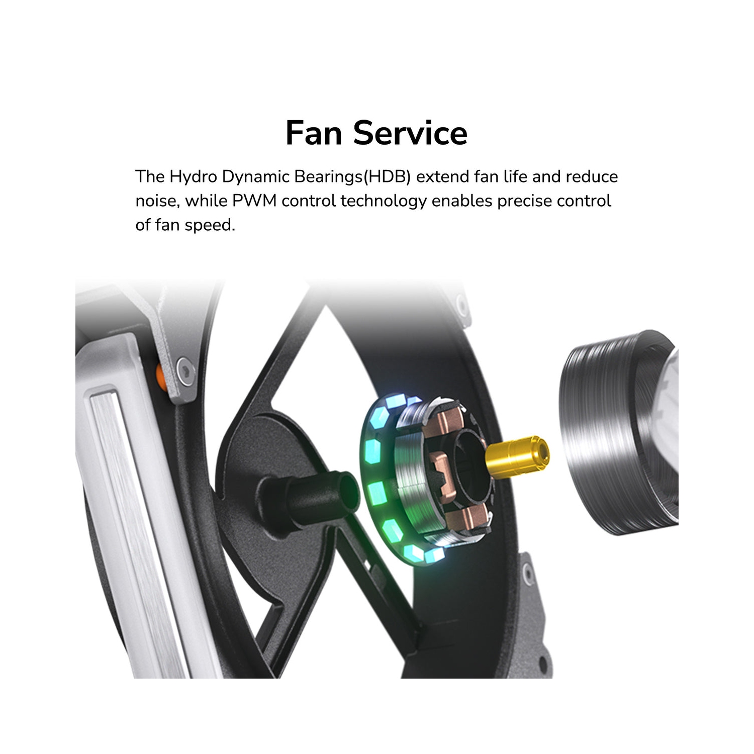 Cougar Apolar 120 Elite Universal Modular Cooling Fan, White