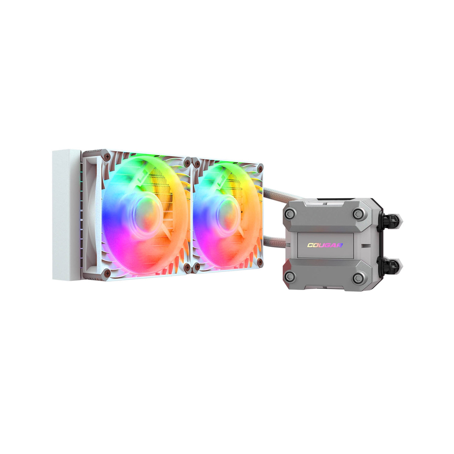 Cougar Poseidon Ultra 240 ARGB Liquid CPU Cooling System, White