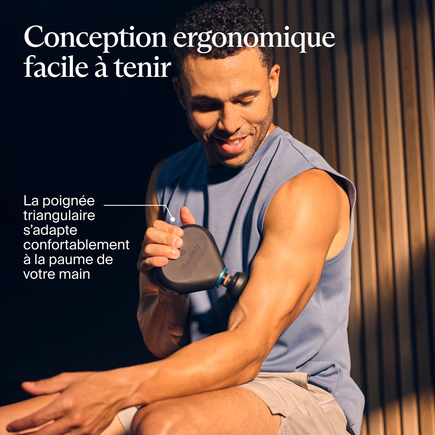 Appareil de massage portatif à percussion Theragun Mini Plus de Therabody - Noir