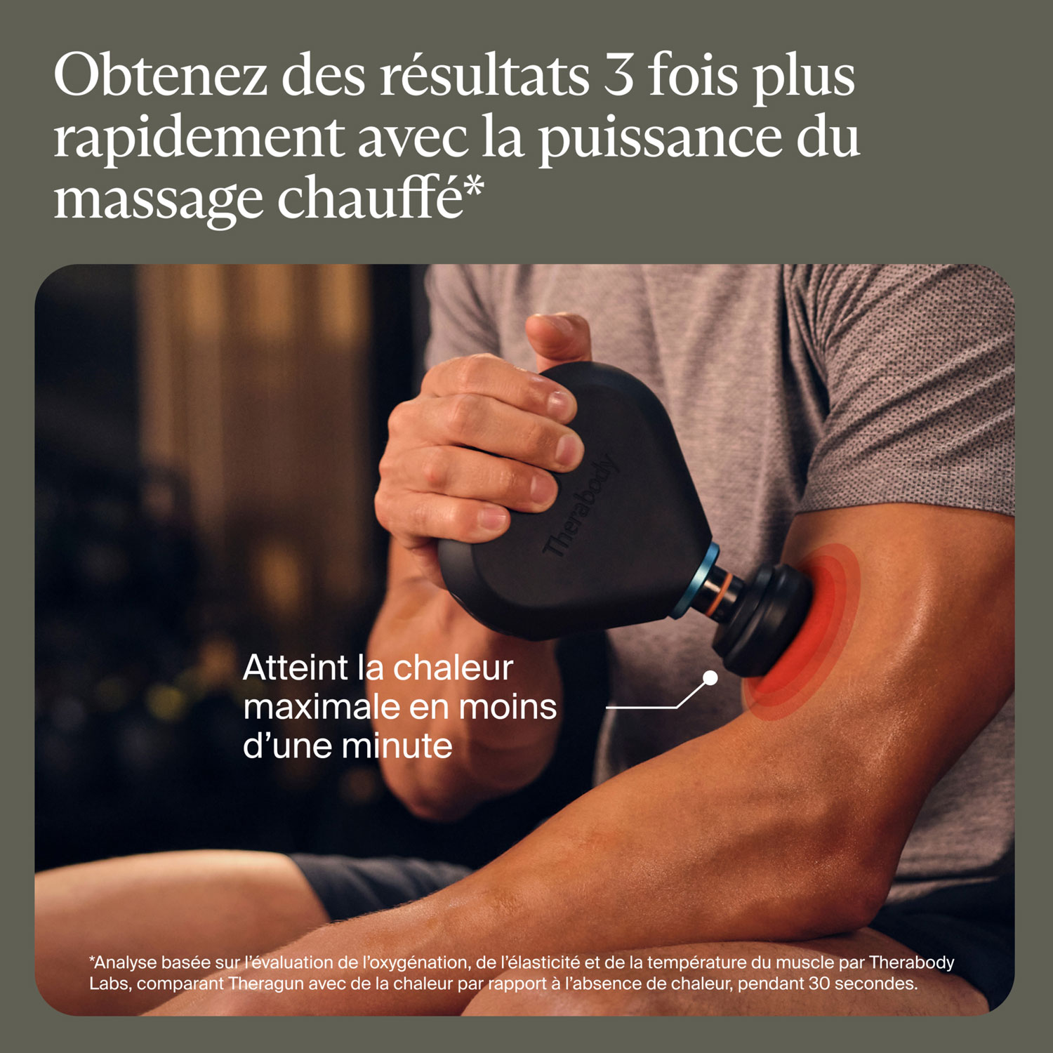 Appareil de massage portatif à percussion Theragun Mini Plus de Therabody - Noir