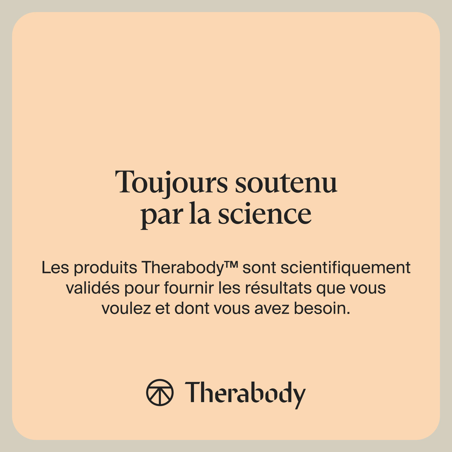 Appareil de massage portatif à percussion Theragun Sense de Therabody