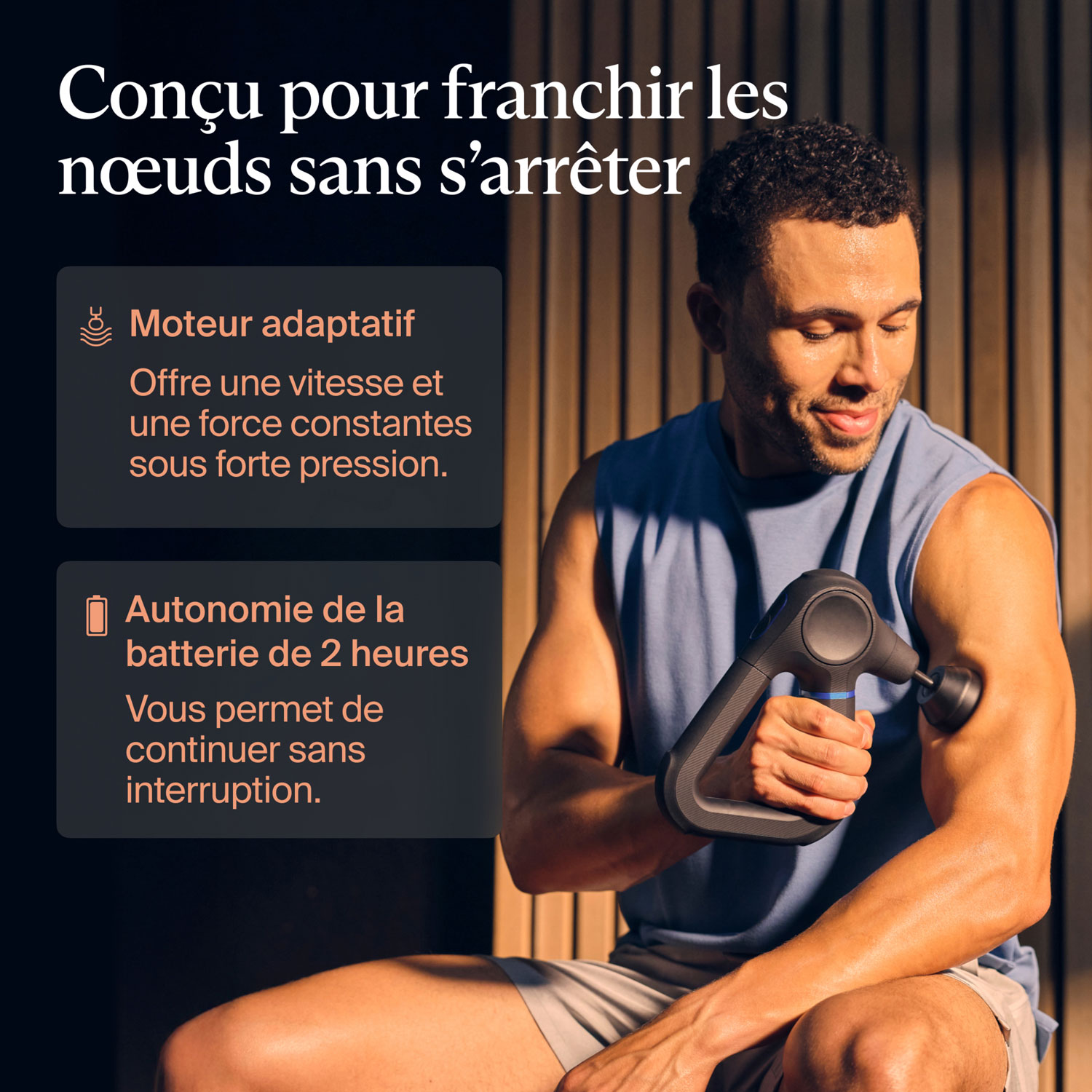 Appareil de massage portatif à percussion Theragun Prime de Therabody