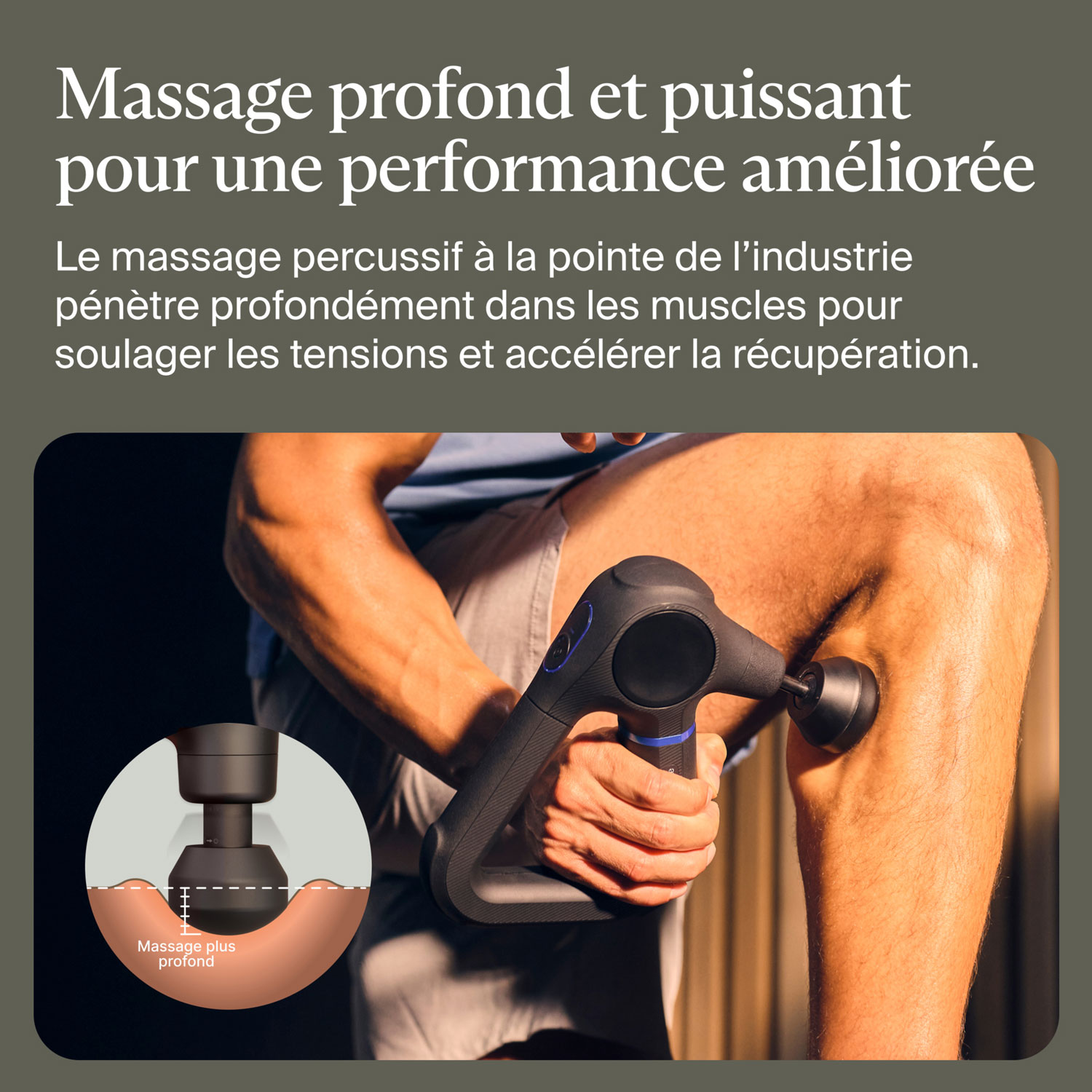 Appareil de massage portatif à percussion Theragun Prime de Therabody