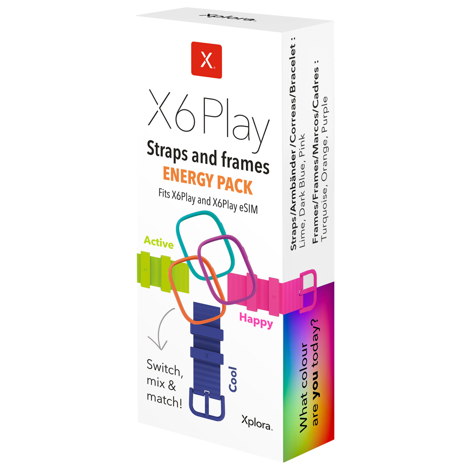 Bracelet et lunette Energy de Xplora pour montre X6 Play de Xplora - Petit/Moyen