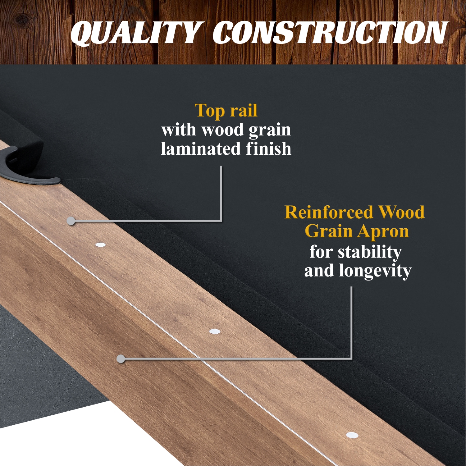 Table de billard de 7 pi Barrington Billiards Urban Collection