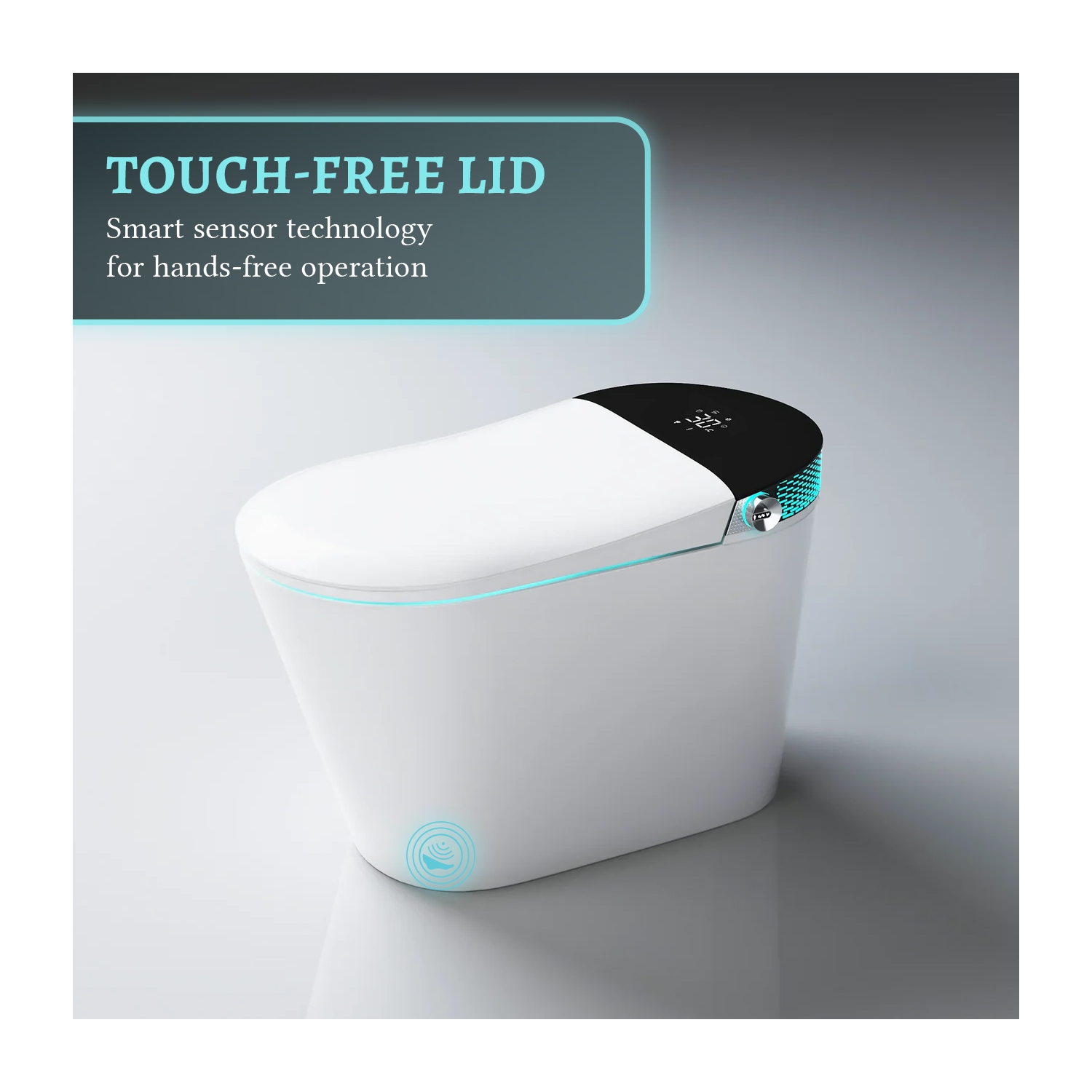 SERA BATHROOM Wynter Smart Bidet Toilet, One-Piece Toilet with Auto Jet Flush, Auto Open/Close Lid, Warm Water Wash, Warm-Air Dryer, Heated Seat,