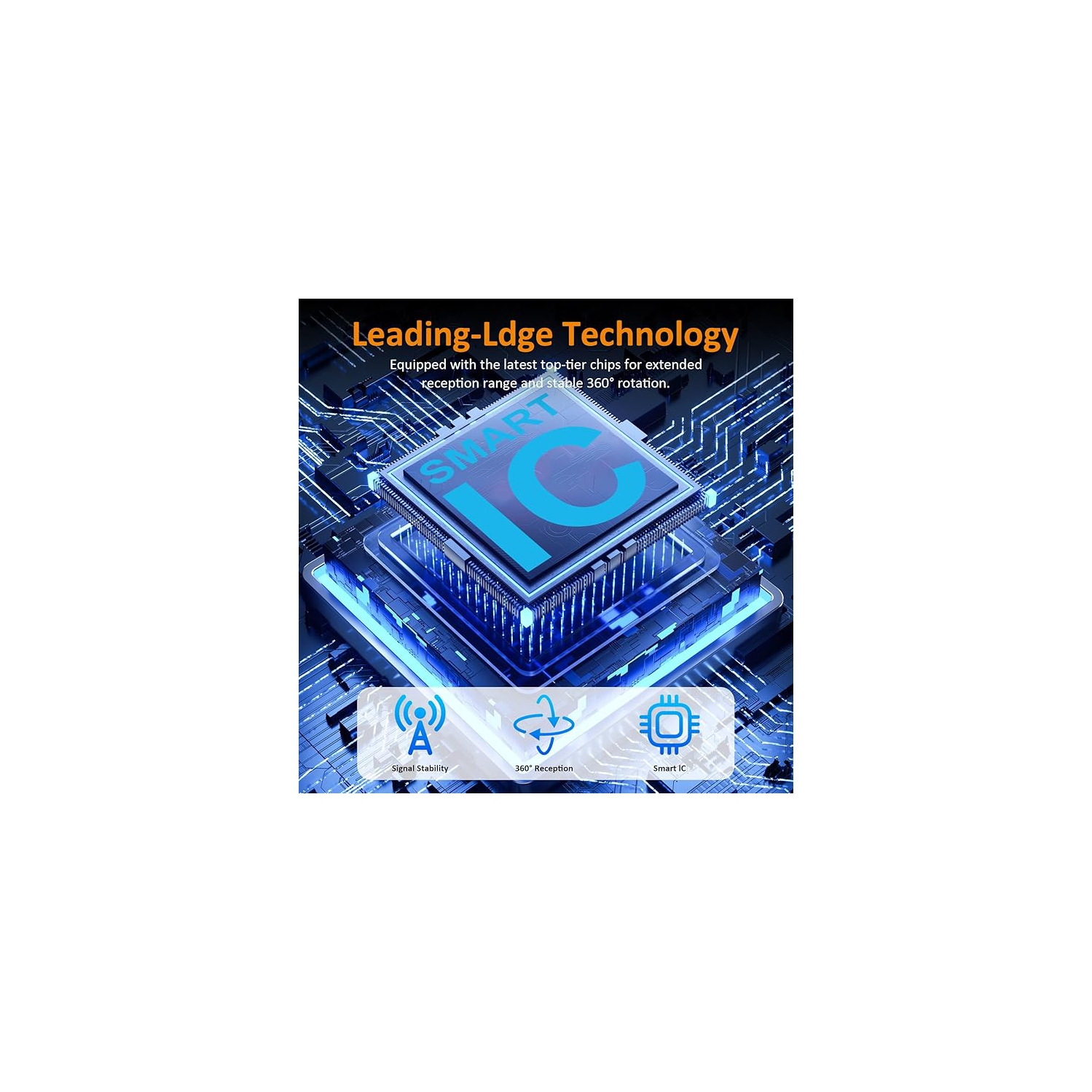 TV Antennas Indoor for Local Channels, 260+ Miles Long Range - Indoor & Outdoor HD Digital Antenna with 360°Reception for 4K 1080P All TVs-3M Coax