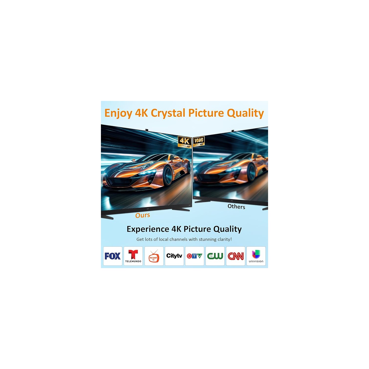 TV Antennas Indoor for Local Channels, 260+ Miles Long Range - Indoor & Outdoor HD Digital Antenna with 360°Reception for 4K 1080P All TVs-3M Coax