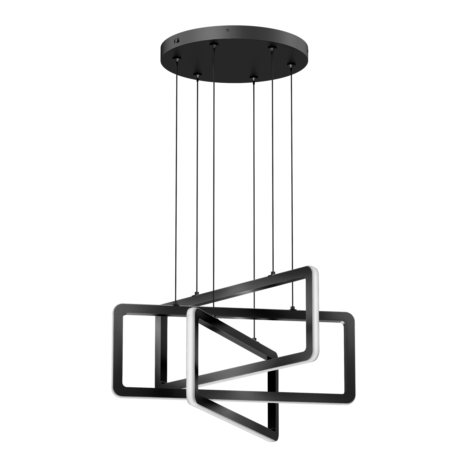 Pendentif Lewis noir 3CCT