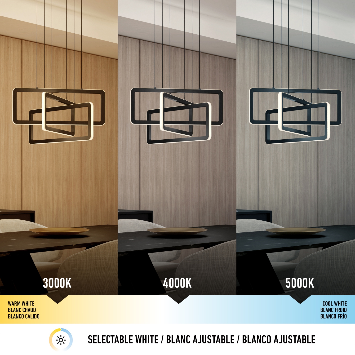 Pendentif Lewis noir 3CCT