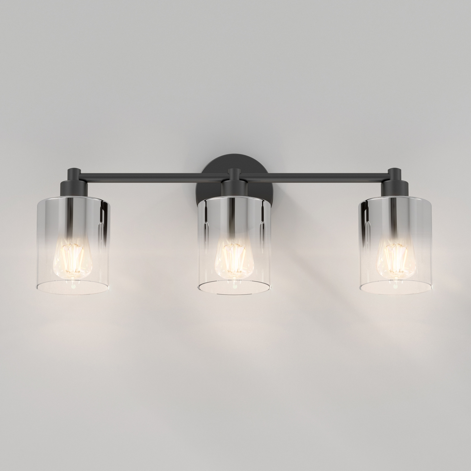 Haze 3Light Vanity, no bulbs, Black