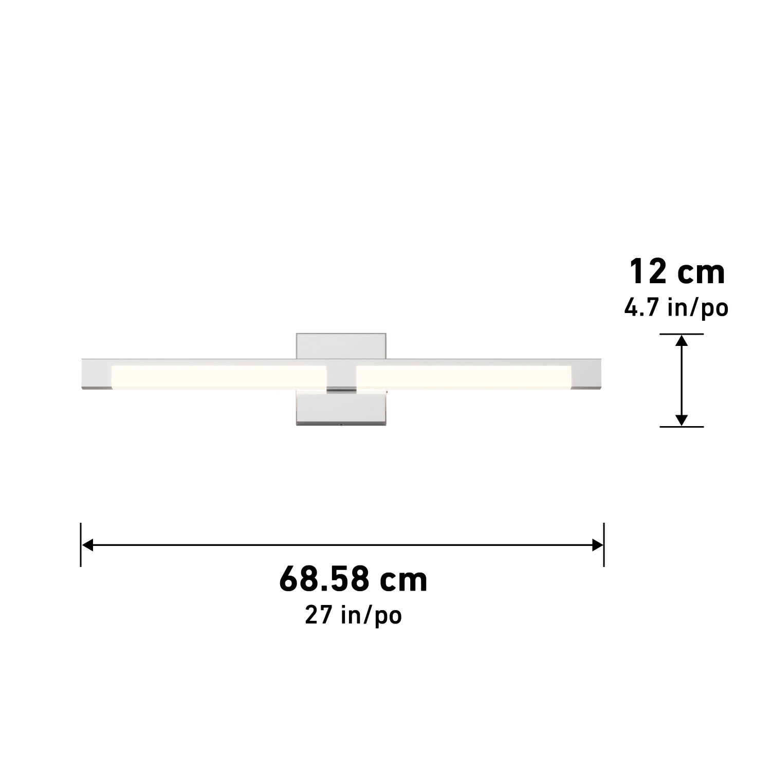 Tivoli Chrome 27in LED 5CCT