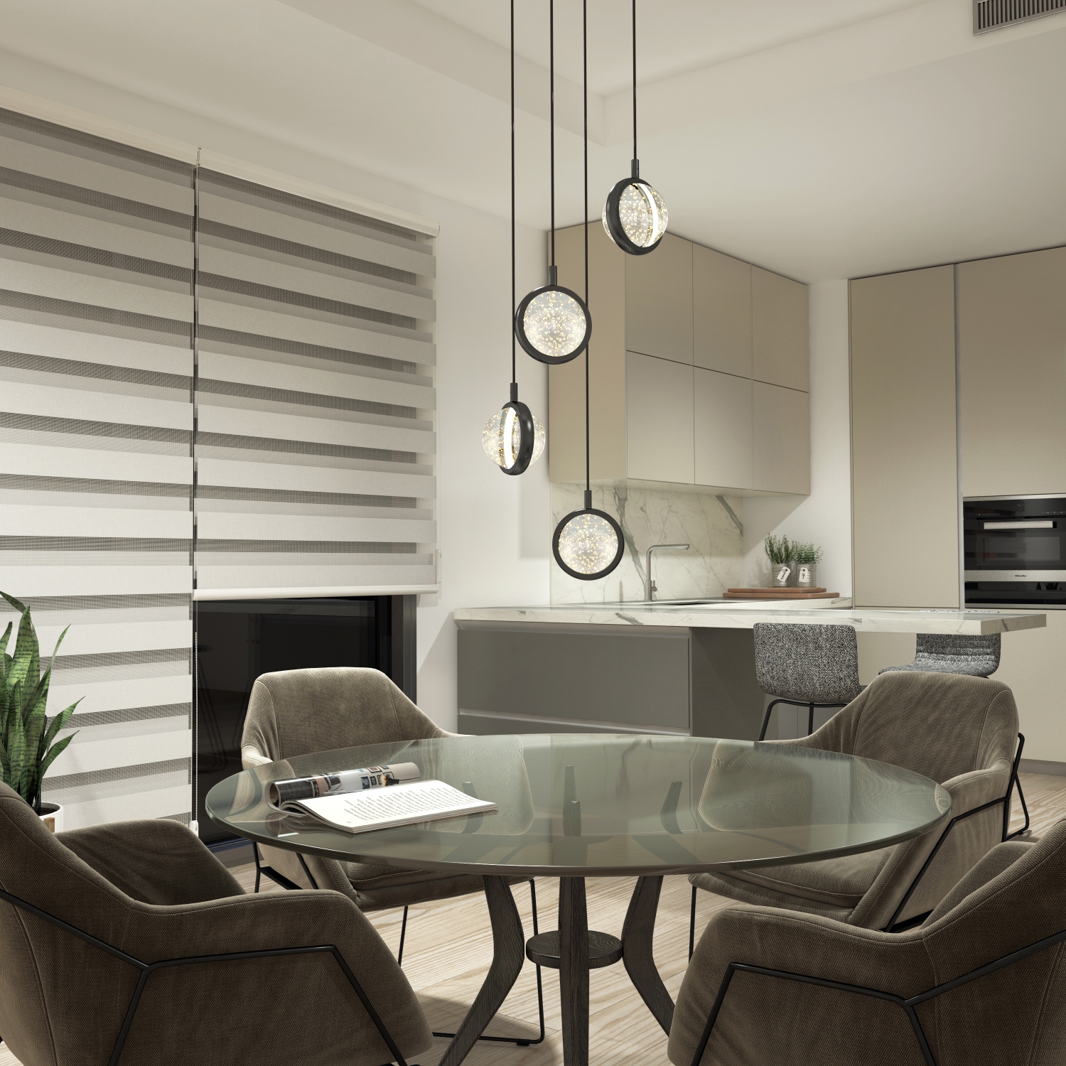 Avalon 4L pendant Black 3CCT