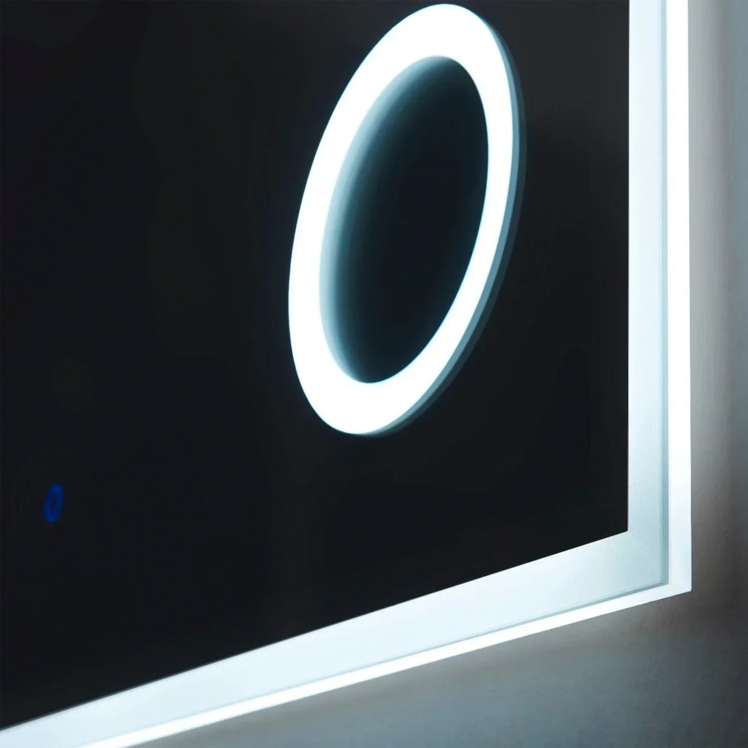 SERA BATHROOM Mirror 30" LED M-1039 with Magnifying Mirror, Anti-fog function - Frosted