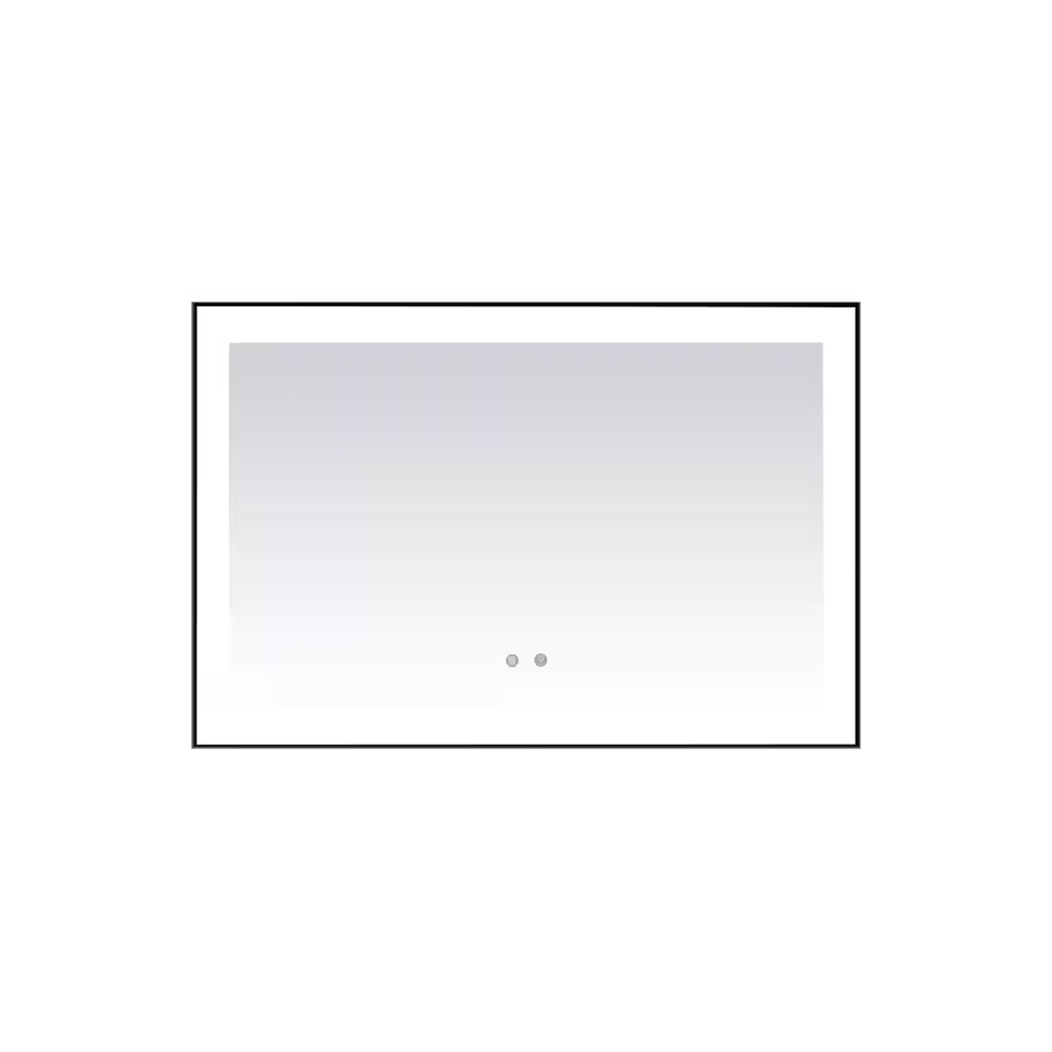 SERA BATHROOM Mirror 36" LED M-36 Frosted edge - Black Frame