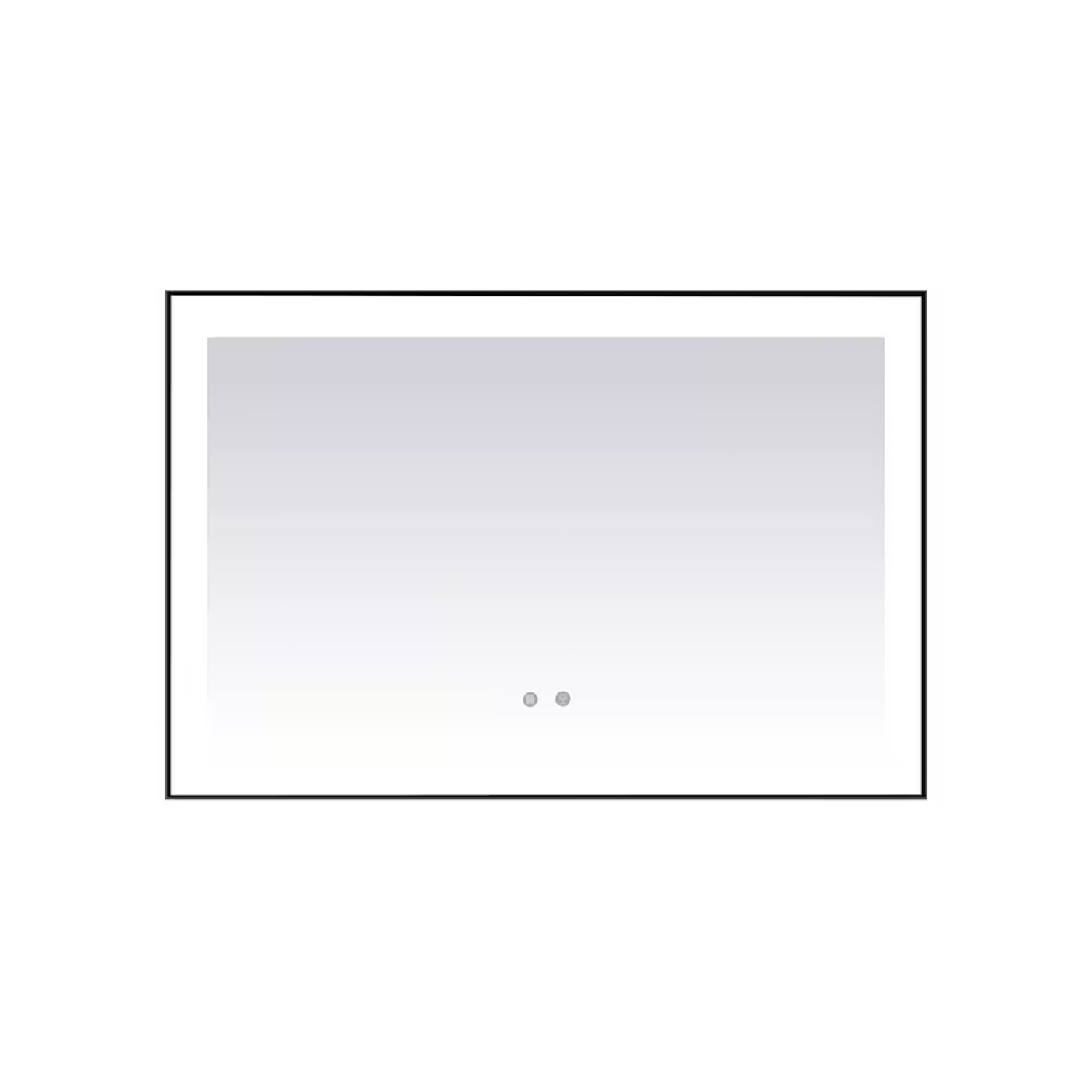 SERA BATHROOM Mirror 48" LED M-36 Frosted edge - Black Frame