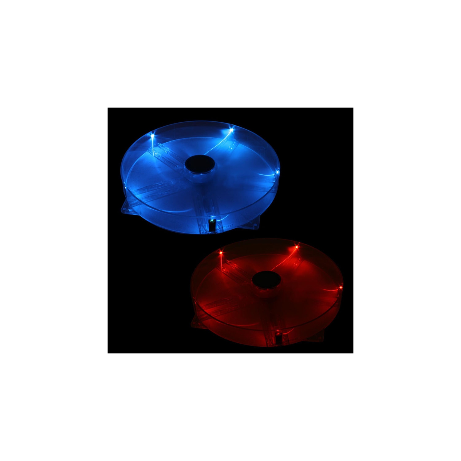 Ventilateur de boîtier LED rouge, bleu, vert et aléatoire 200&nbsp;mm de XCLIO