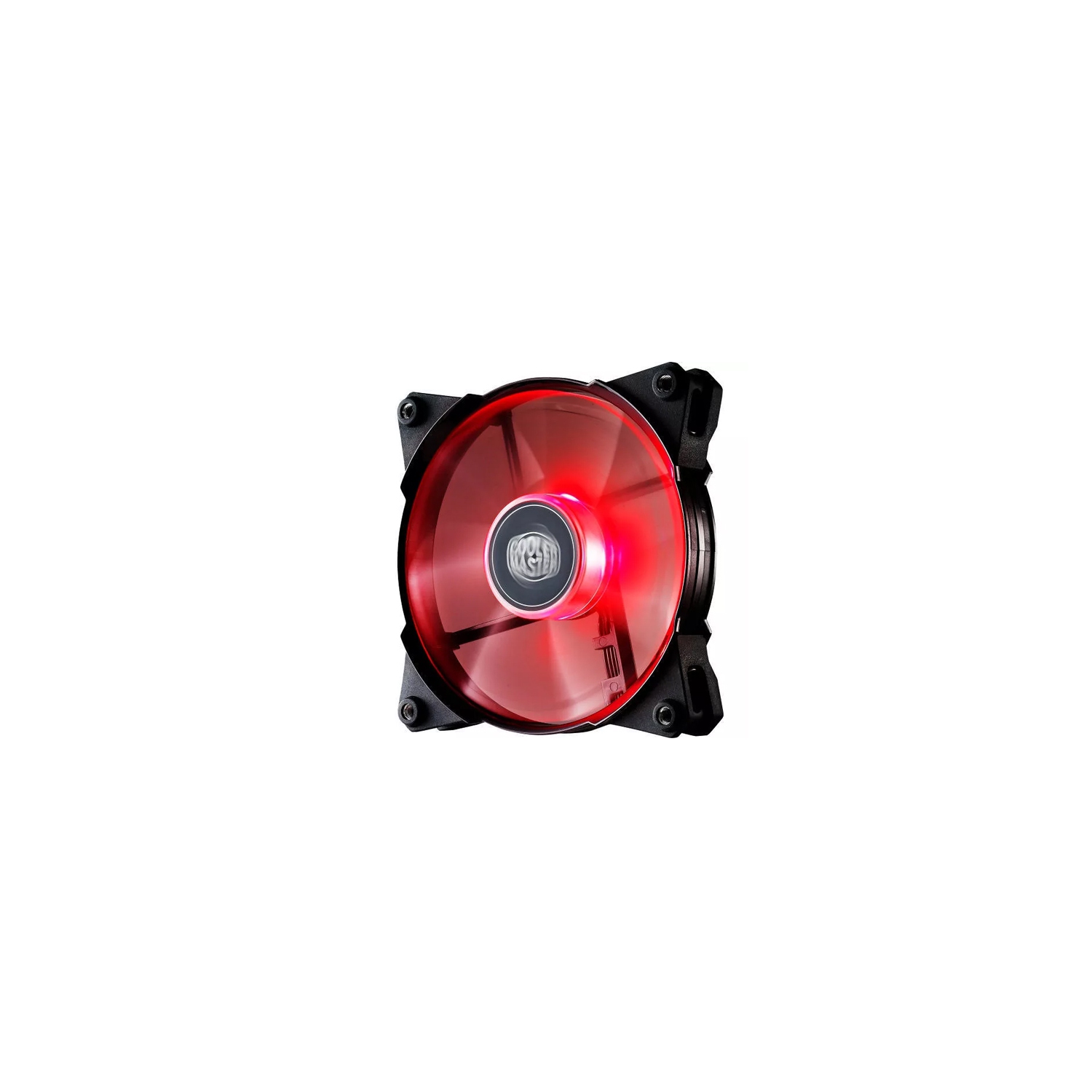 Refroidisseur Master JetFlo 120 - Roulement POM 120&nbsp;mm LED rouge haute performance pour boîtiers d'ordinateur